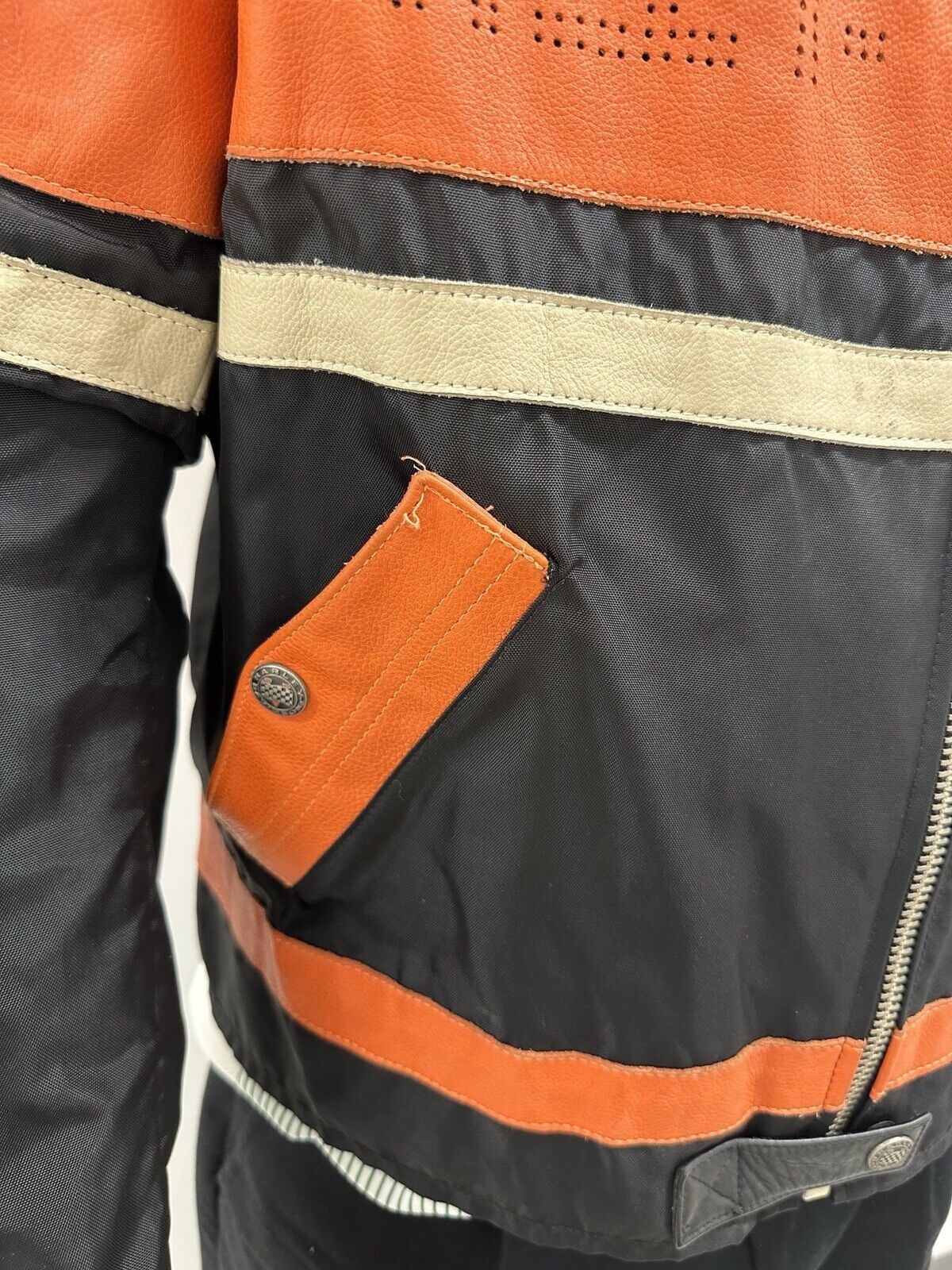 Harley Davidson Vintage Harley Davidson H-D Team 2000 Miles Leather Jacket Size US XL / EU 56 / 4 - 6 Thumbnail