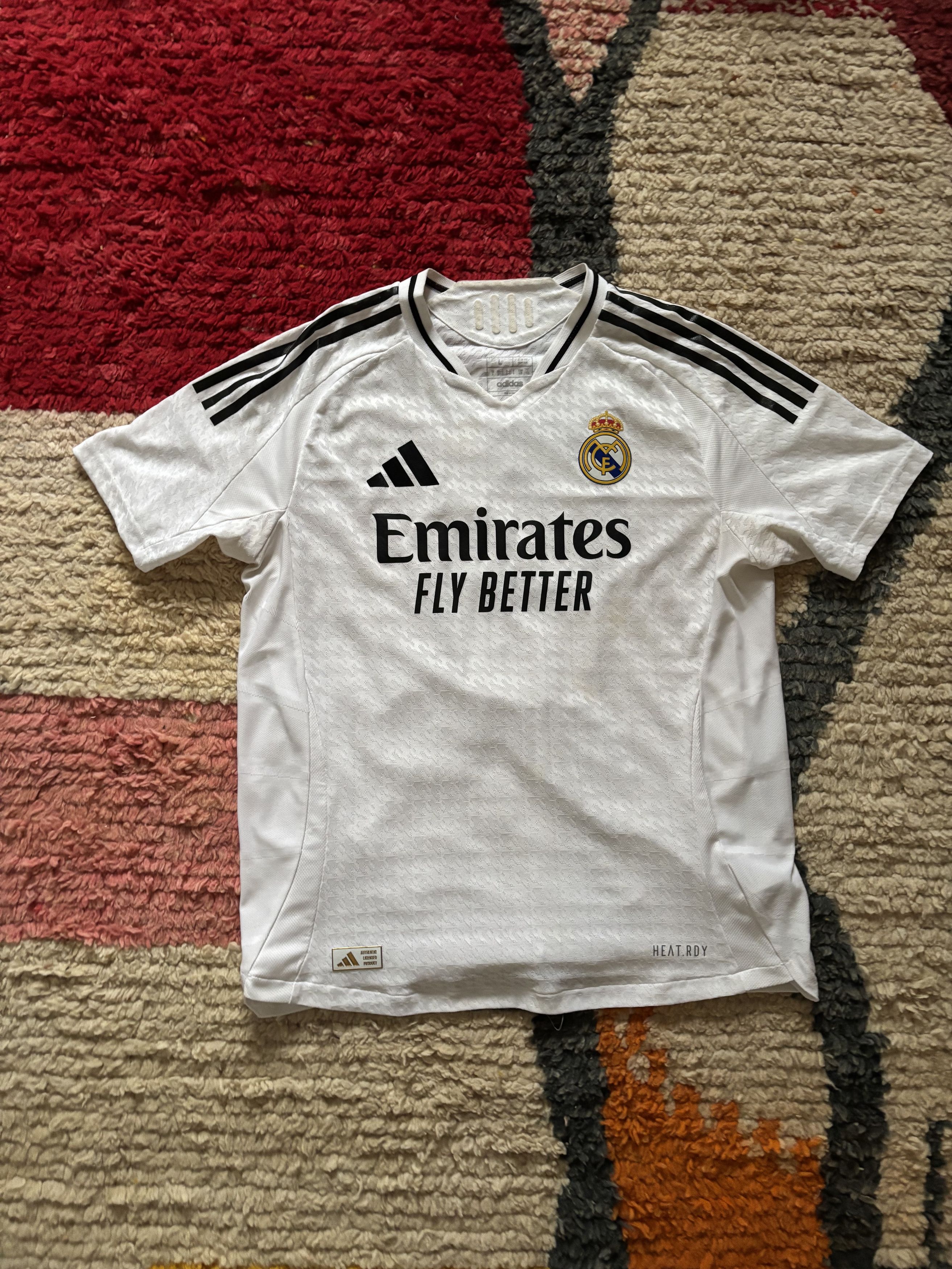 Adidas Real Madrid Mbappé #9 Home Jersey (Authentic Match Version) Size US L / EU 52-54 / 3 - 1 Thumbnail