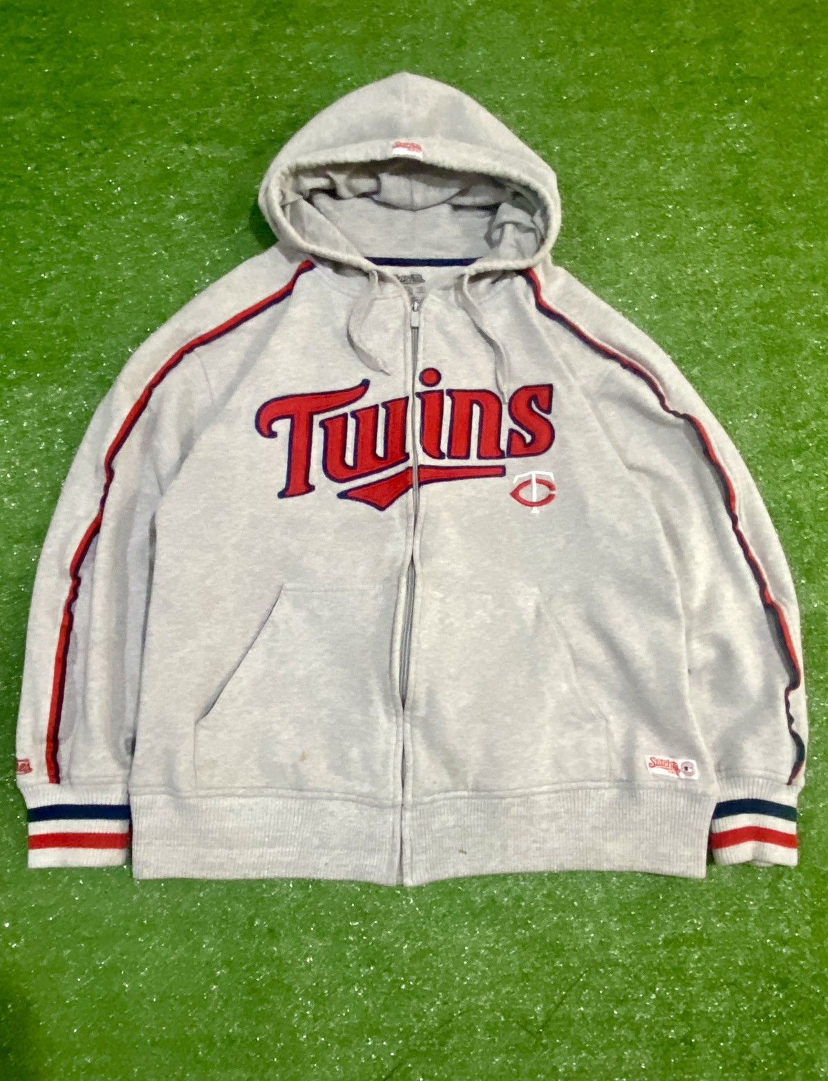 Vintage Vintage Stitches Mn Twins Zip-Up Size US M / EU 48-50 / 2 - 1 Thumbnail