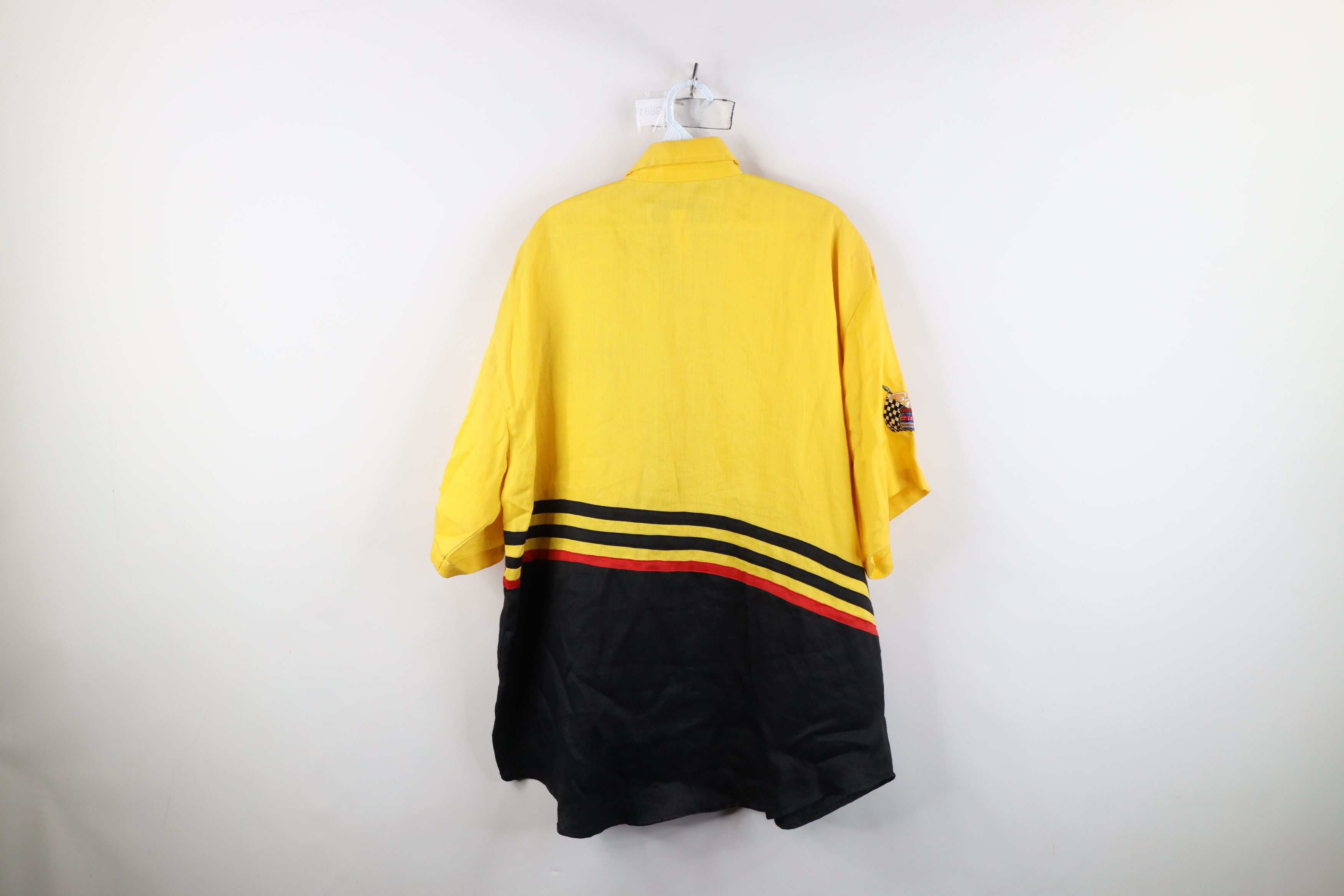Vintage Vintage 90s NASCAR Racing Pit Crew Button Down Shirt Size US XL / EU 56 / 4 - 12 Thumbnail