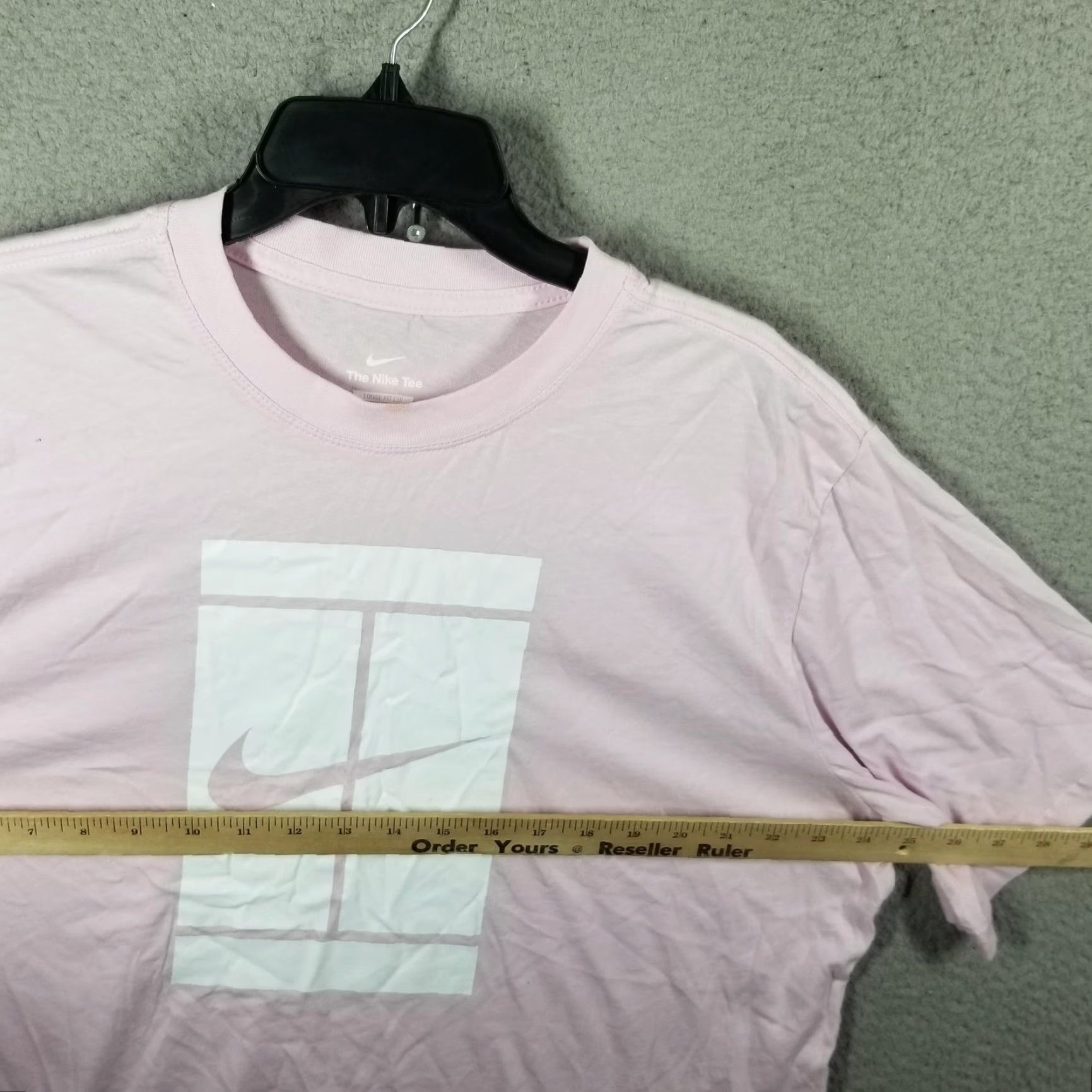 Nike Nike Women's Large Loose Fit Pink Tennis Shirt Swoosh Graphic Tee Casual Sports Size L / US 10 / IT 46 - 6 Thumbnail