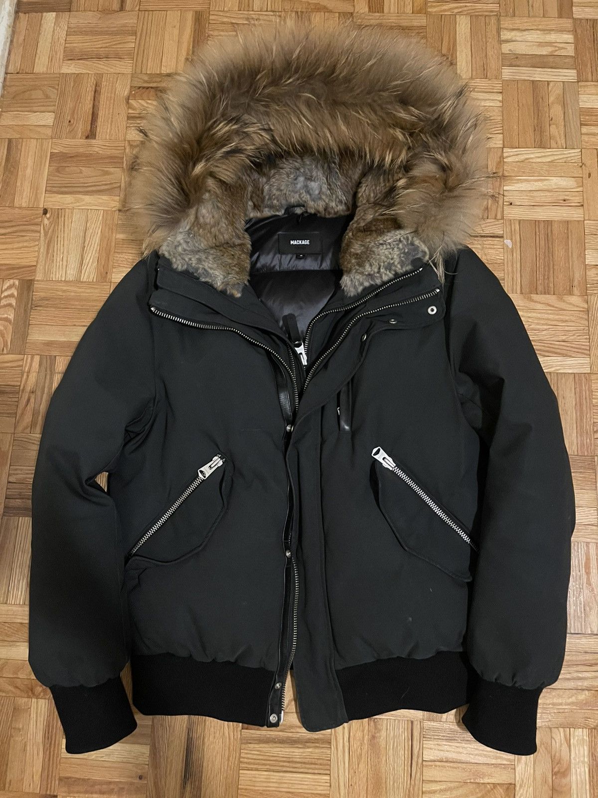 Mackage Mackage Dixon down filled jacket with removable fur hood Size US L / EU 52-54 / 3 - 1 Thumbnail