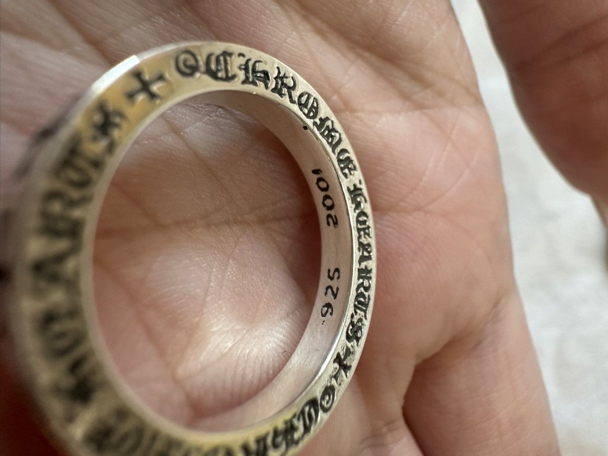 Chrome Hearts Chrome Hearts 3MM Silver Spacer Ring (NYC Exclusive) US7.5 Size ONE SIZE - 7 Thumbnail