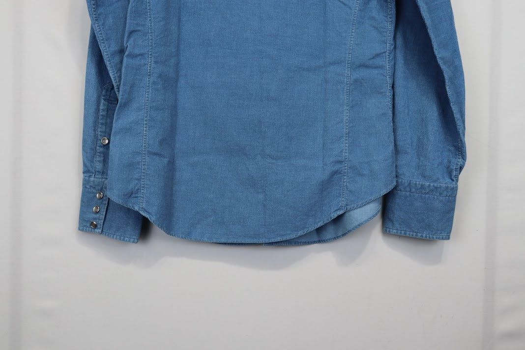 Tom Ford o1rshd1 Button Up Shirt Camicia Chemise Camisa in Blue Size US M / EU 48-50 / 2 - 12 Thumbnail