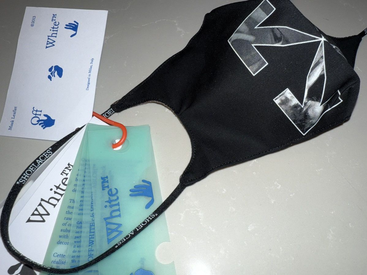Off-White Off White Face Mask, face covering NEW! Genuine! L/XL Unisex Size ONE SIZE - 6 Thumbnail