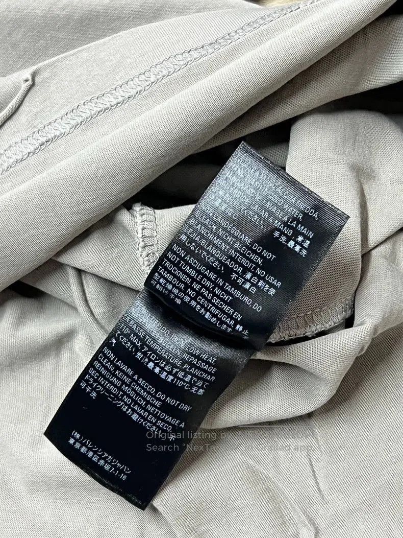 Balenciaga Balenciaga Gray Distressed Short Sleeve Tee. Size US XS / EU 42 / 0 - 6 Thumbnail