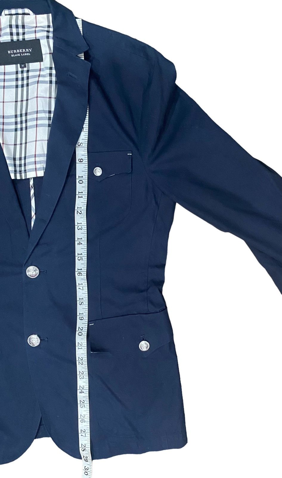 Burberry BURBERRY PROSUM Blazer Dark Blue Size 42S - 17 Thumbnail