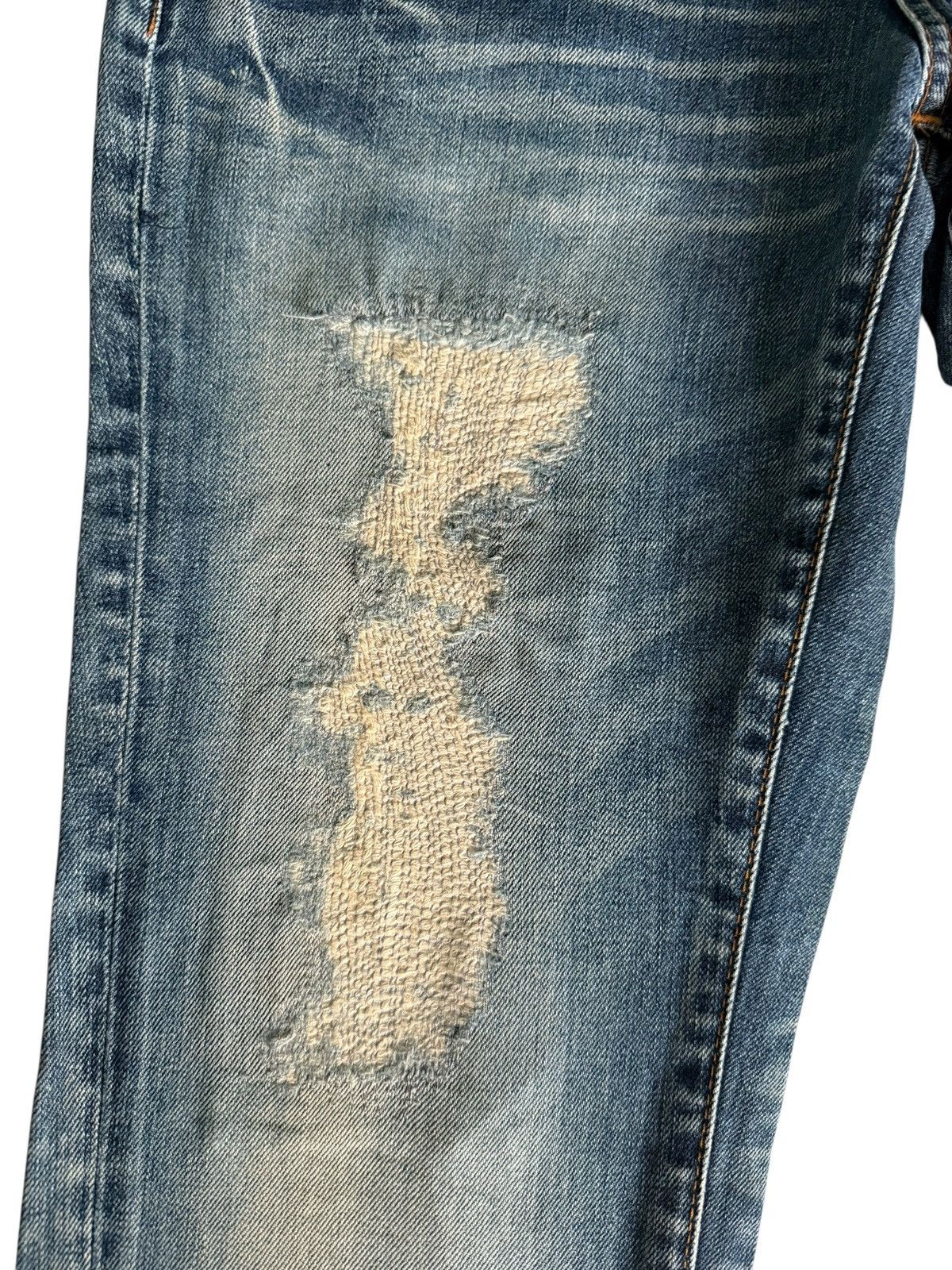 Tornado Mart Flared Jeans Sanford Distressed Faded Bootcut Denim Size US 31 - 4 Thumbnail