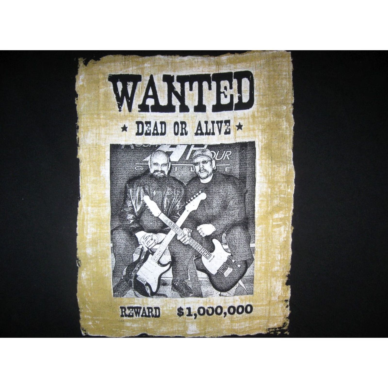 Gildan BUTCH & SUNDANCE They're Back T Shirt Men 2XL Black Gildan Cotton Graphic Print Logo Rock Music 2010s Mens Size US XXL / EU 58 / 5 - 3 Thumbnail