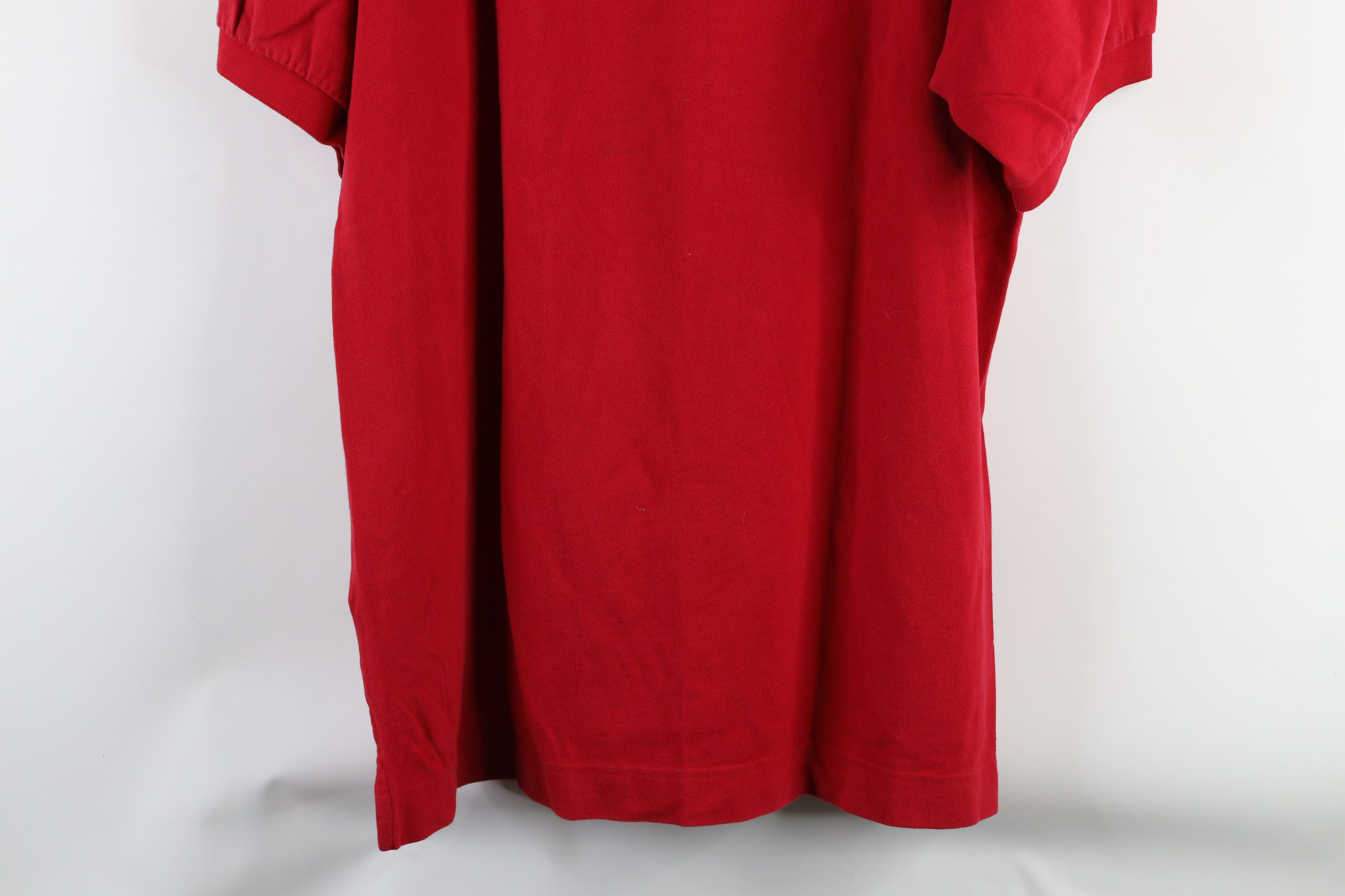 Nautica × Vintage Vintage 90s Nautica Sailboat Collared Golf Polo Shirt Red Size US L / EU 52-54 / 3 - 10 Thumbnail