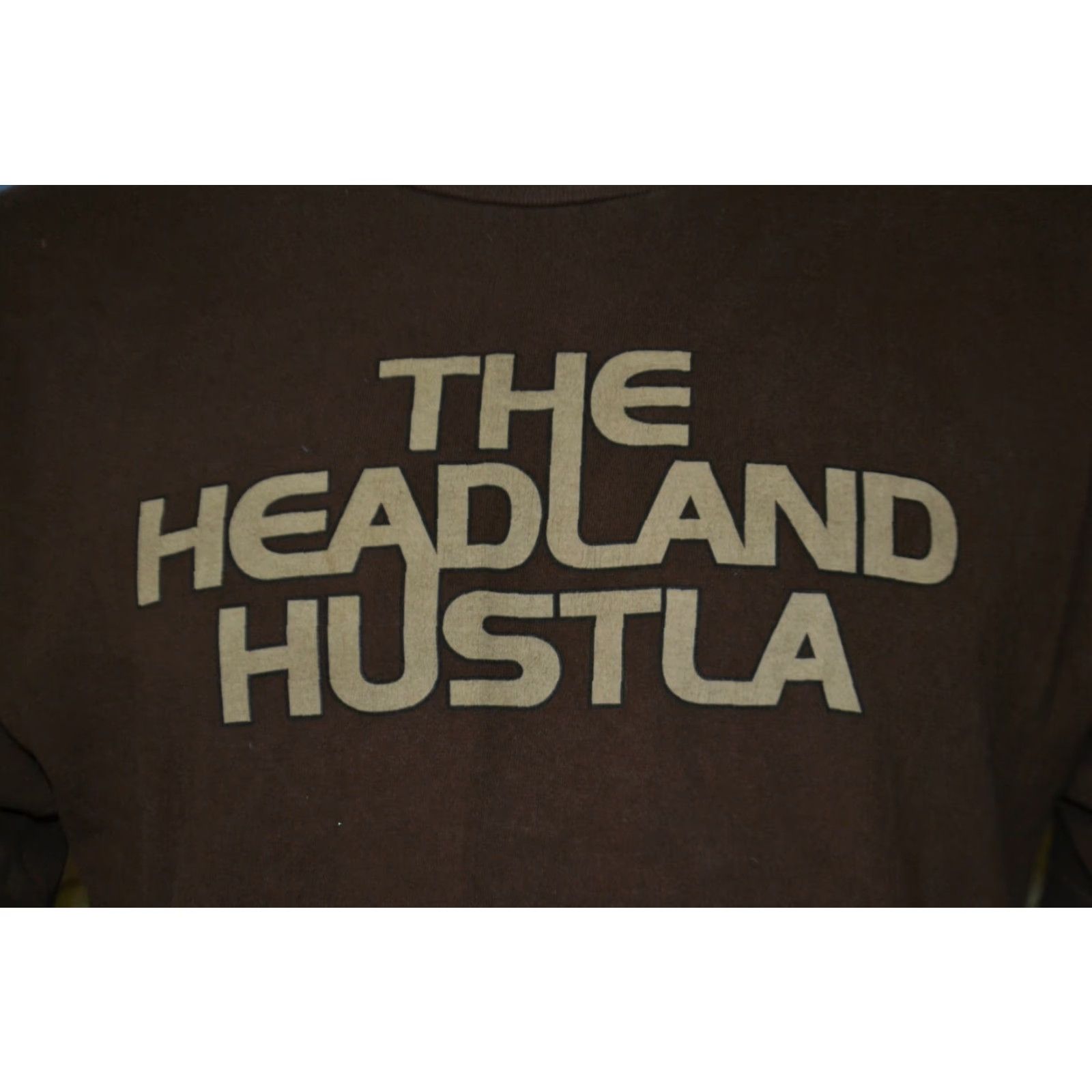Vintage VINTAGE Shank The Headland HustlaT Shirt XL HOI T-Shirt Brown Men Hip Hop Music 2000s Qwest Standin' On The Corner Mens Size US XL / EU 56 / 4 - 3 Thumbnail