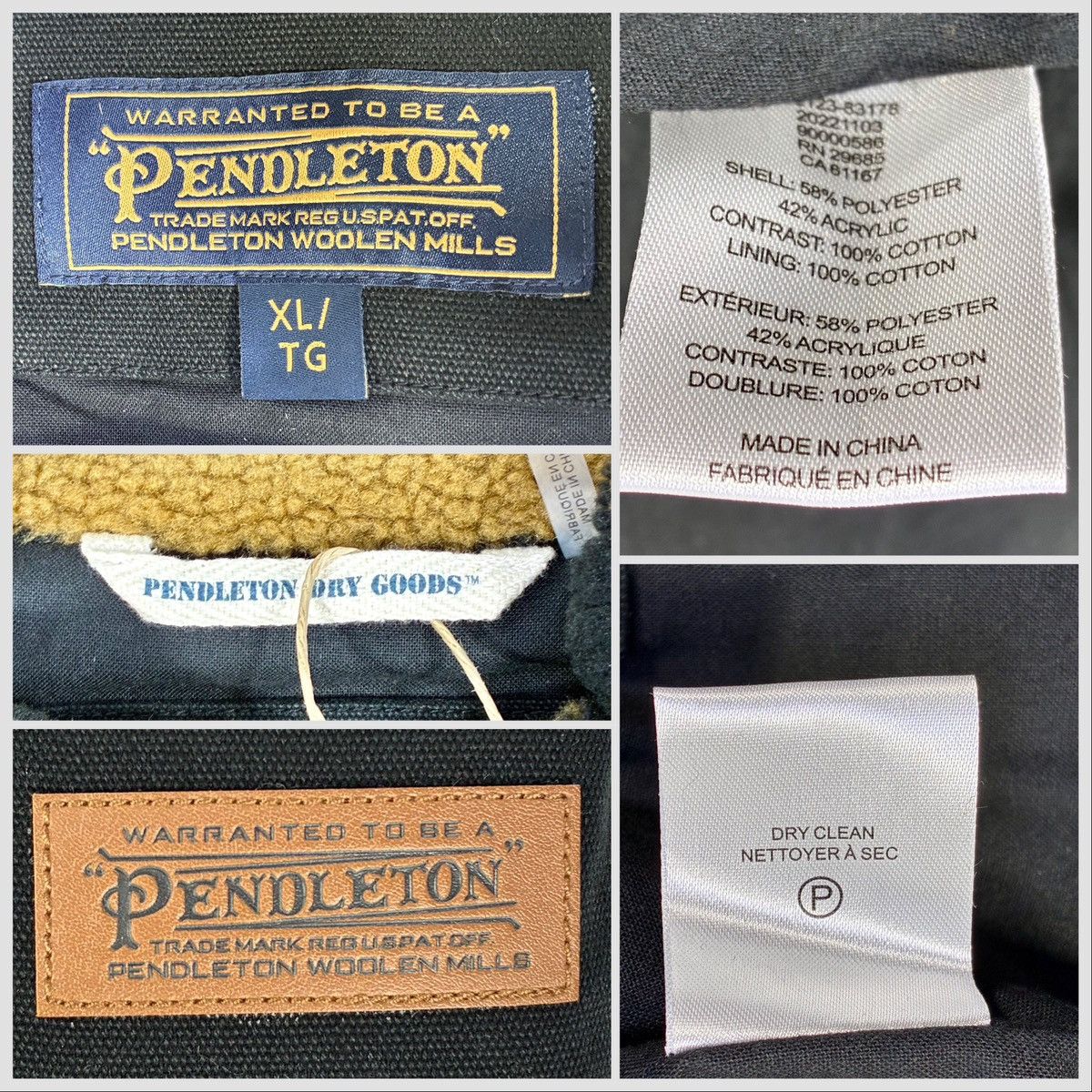 Pendleton Pendleton Ridgeline Berber Fleece Vest Mens Black XL NWT Size US XL / EU 56 / 4 - 7 Thumbnail