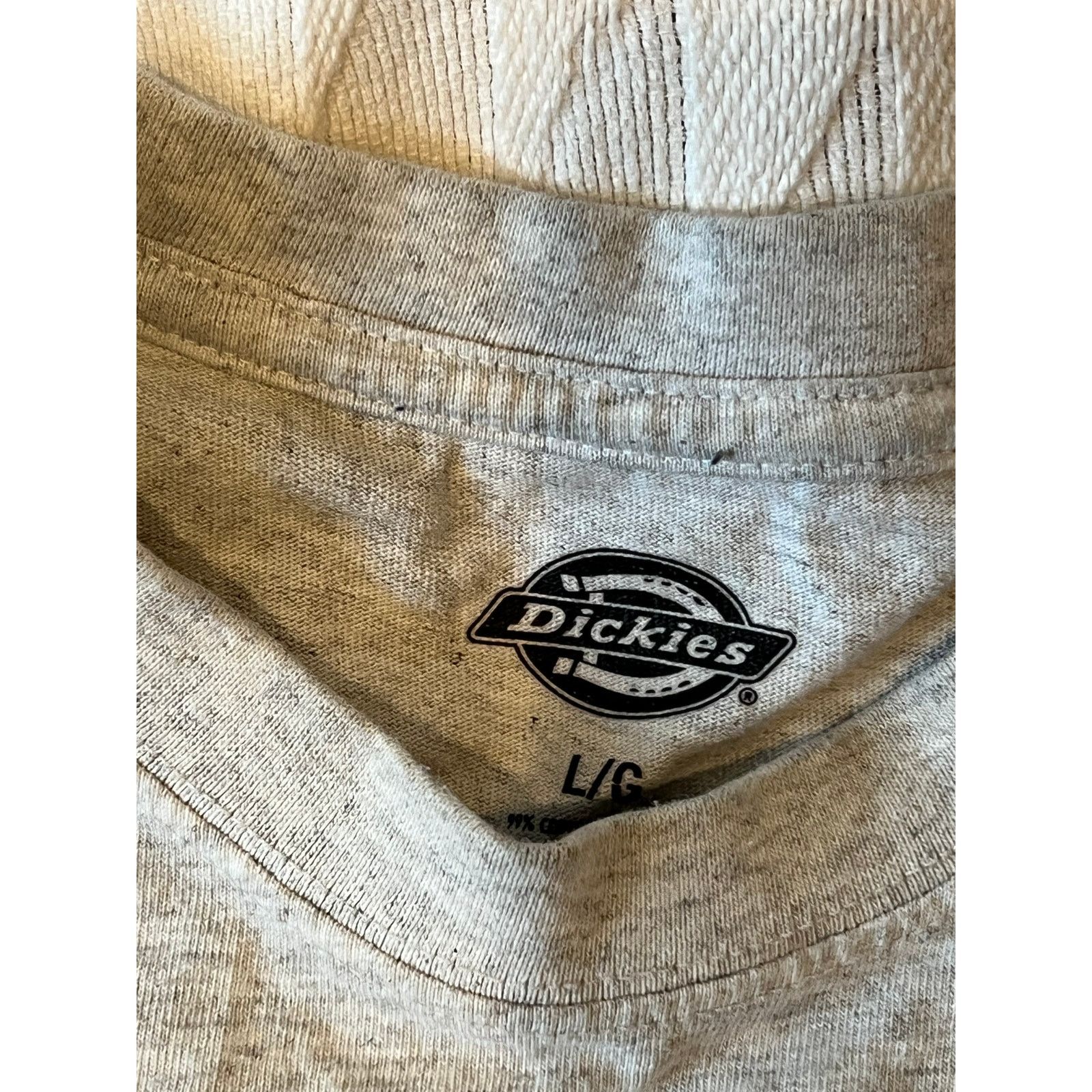 Dickies Dickies Gray Pocket T-Shirt Mens L Size US L / EU 52-54 / 3 - 3 Thumbnail