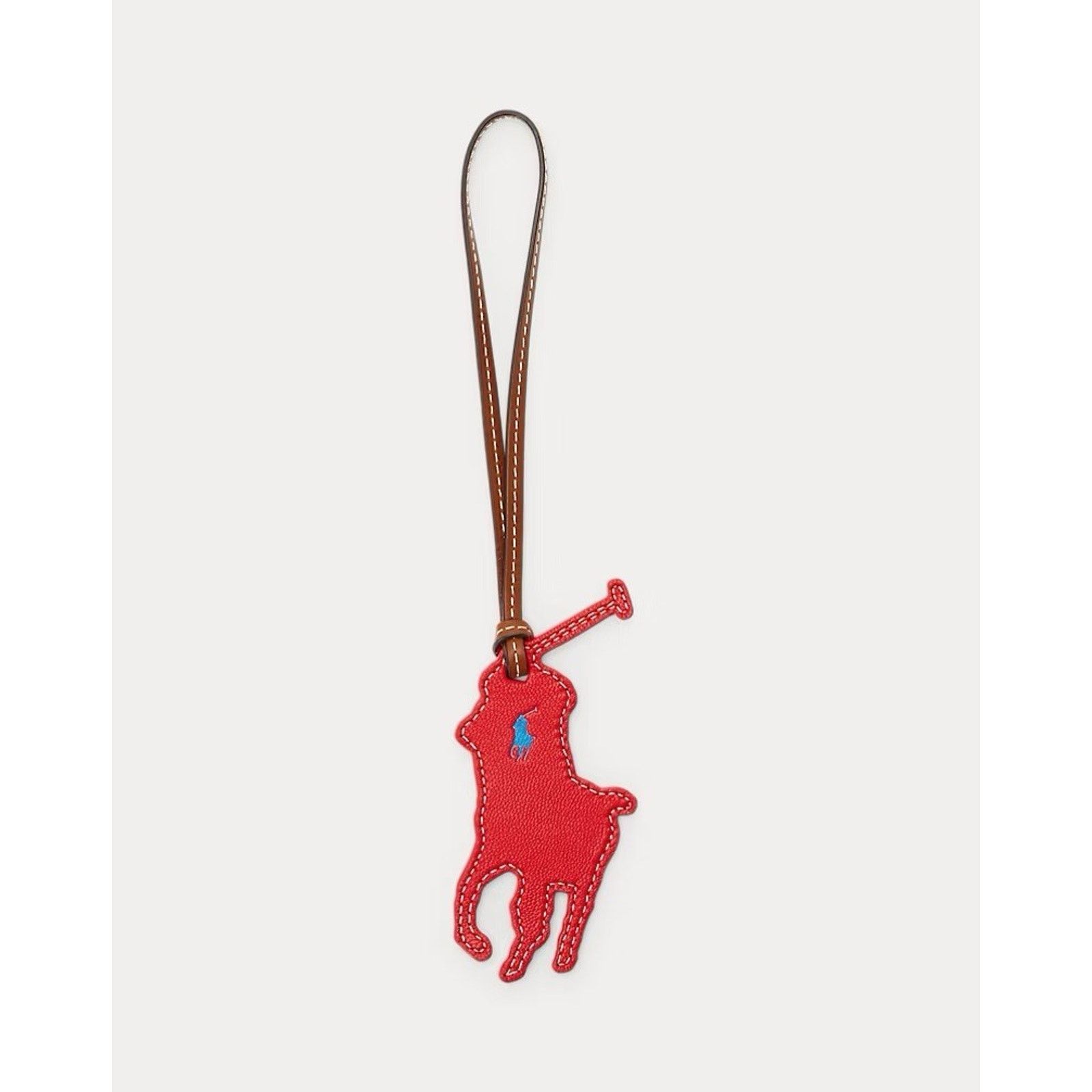 Ralph Lauren NWT RALPH LAUREN Leather Charm Bag Charm Medium Ballet Red Size ONE SIZE - 4 Thumbnail