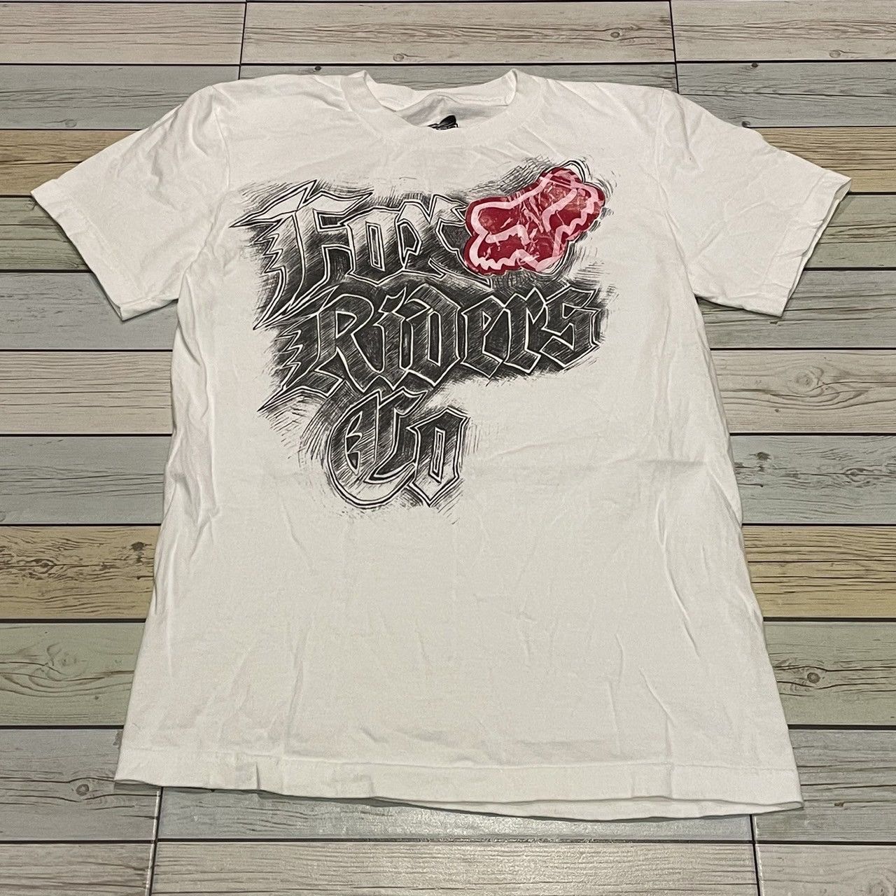 Affliction × Fox Racing × Tapout Rare Fox Racing Wings Cross Tee Y2K Affliction Style Size US S / EU 44-46 / 1 - 1 Thumbnail