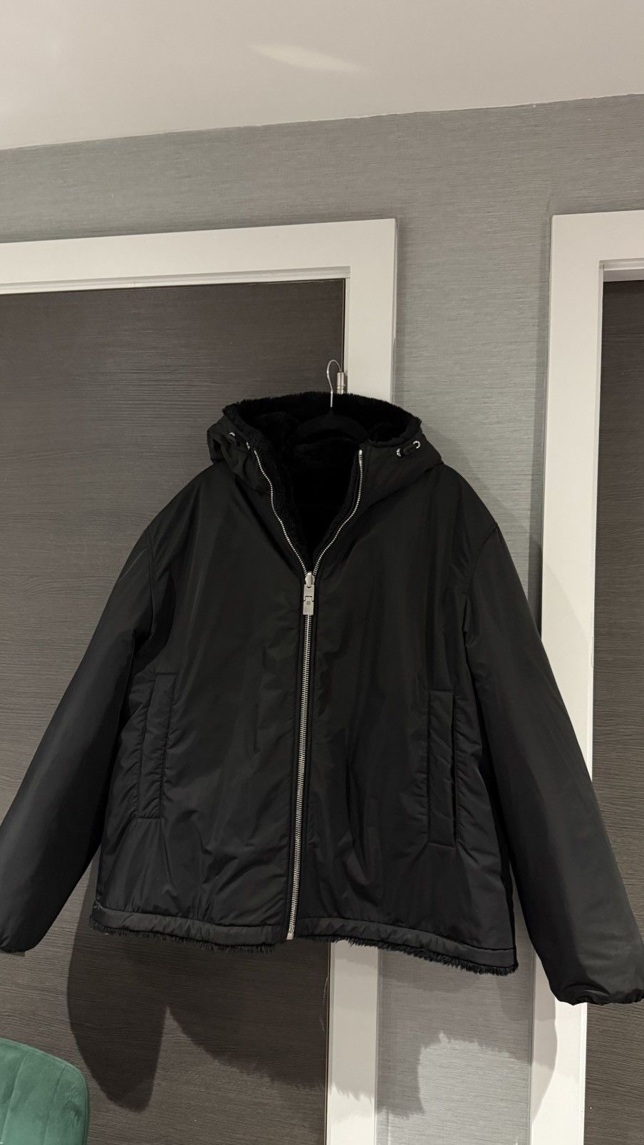 Givenchy Givenchy Oversized Faux Fur Reversible Bomber Size US L / EU 52-54 / 3 - 4 Thumbnail