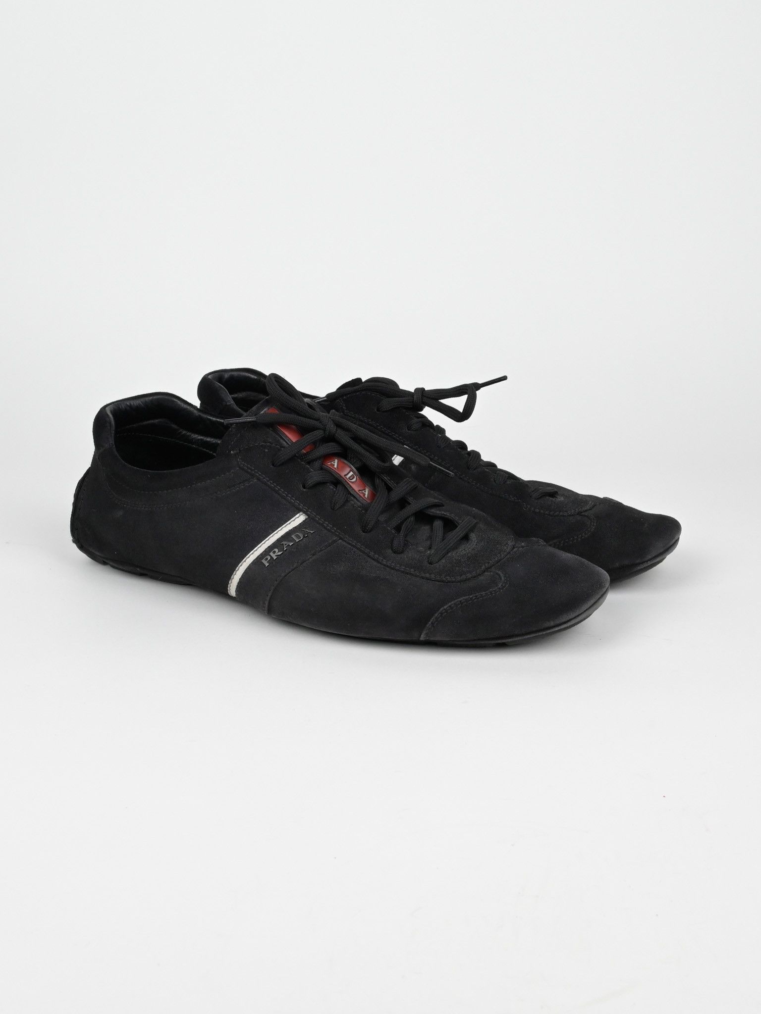 Prada 🔥Vintage 2000' PRADA Sport Red Tab Low Sneakers | Grailed