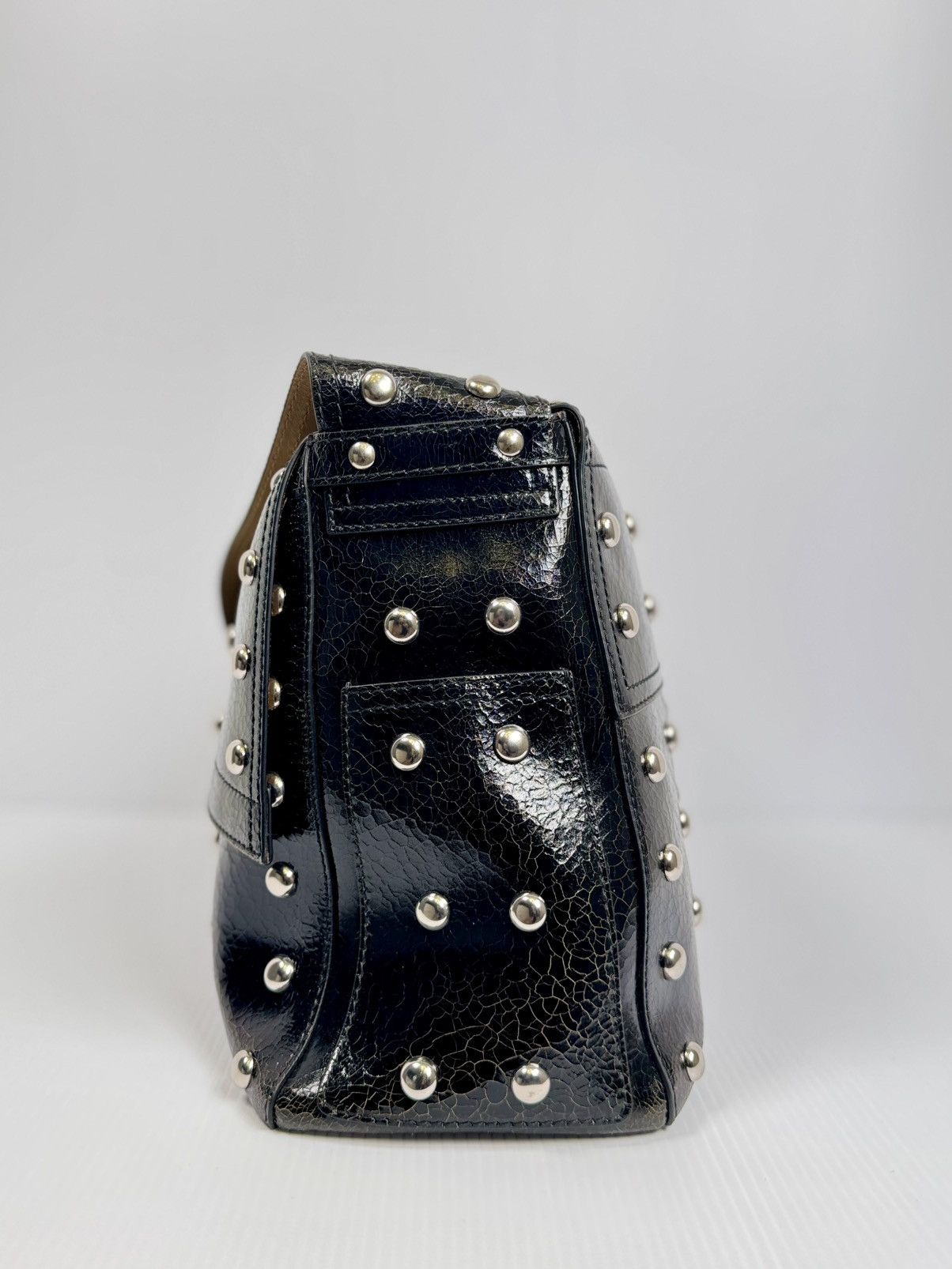 Alexander McQueen Alexander McQueen Large Studded Leather Shoulder Bag Size ONE SIZE - 9 Thumbnail