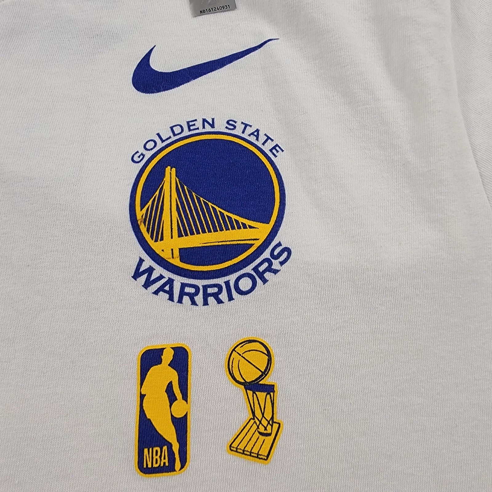 Nike Golden State Warriors 2018 NBA Champs Nike T White Sz XXL Size US XXL / EU 58 / 5 - 4 Thumbnail