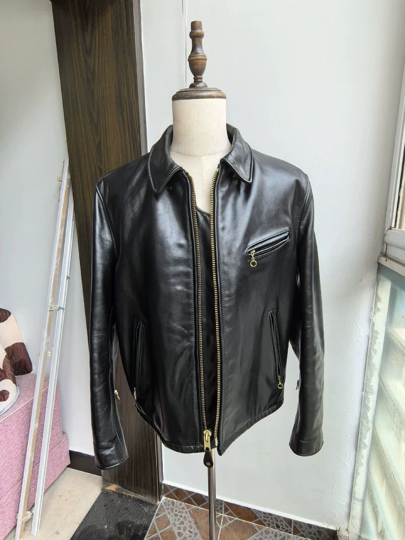 Schott Schott Horseskin leather clothing Size US L / EU 52-54 / 3 - 2 Thumbnail