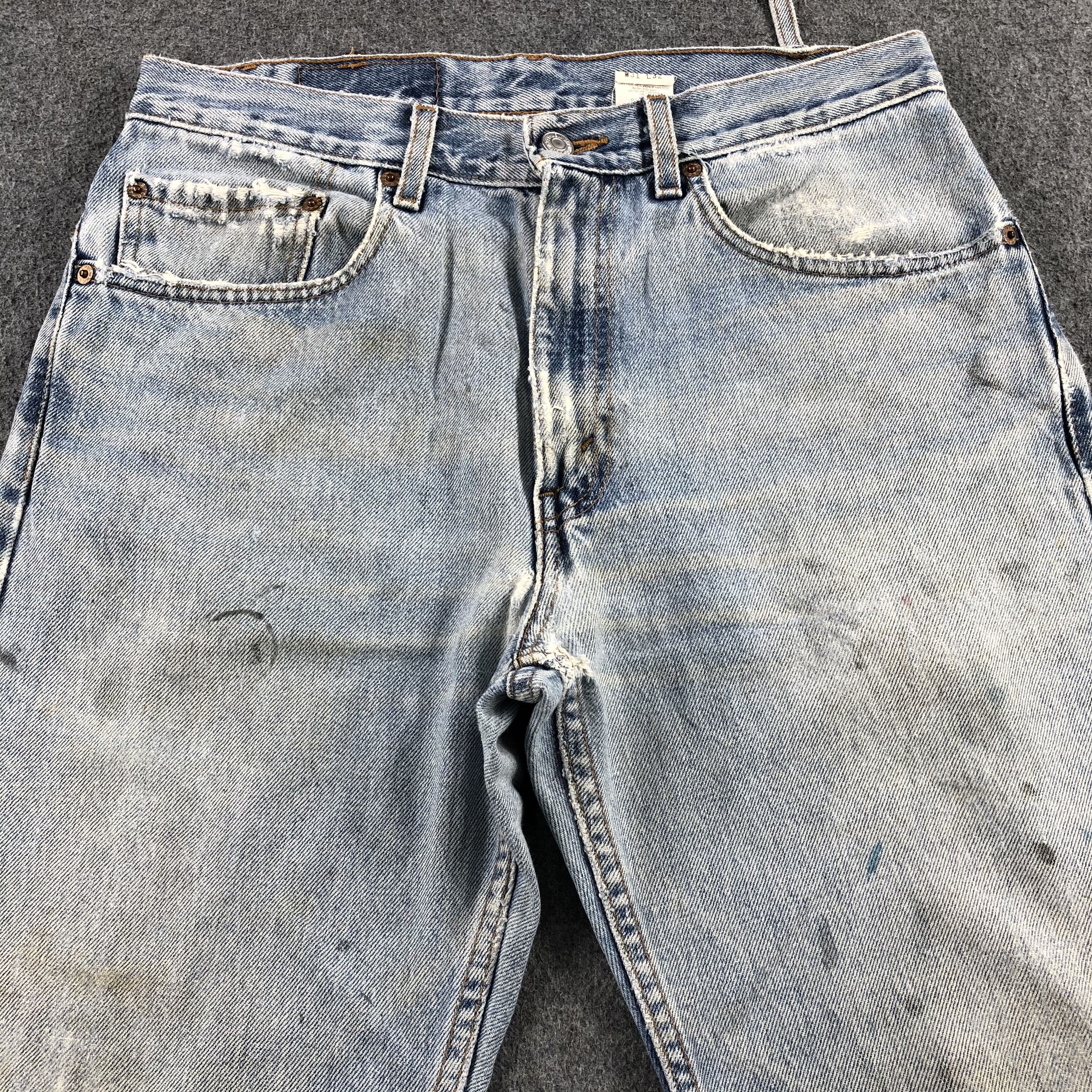 Levi's Vintage 90s Light Wash Levis 505 Jeans-J2009 Size US 32 / EU 48 - 3 Thumbnail