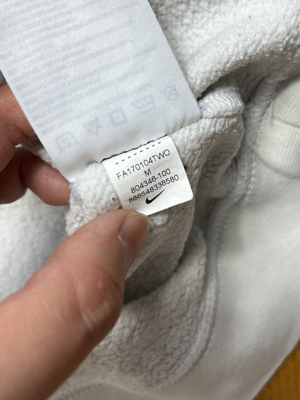 Nike Hoodie Nike small logo y2k white Size US M / EU 48-50 / 2 - 4 Thumbnail