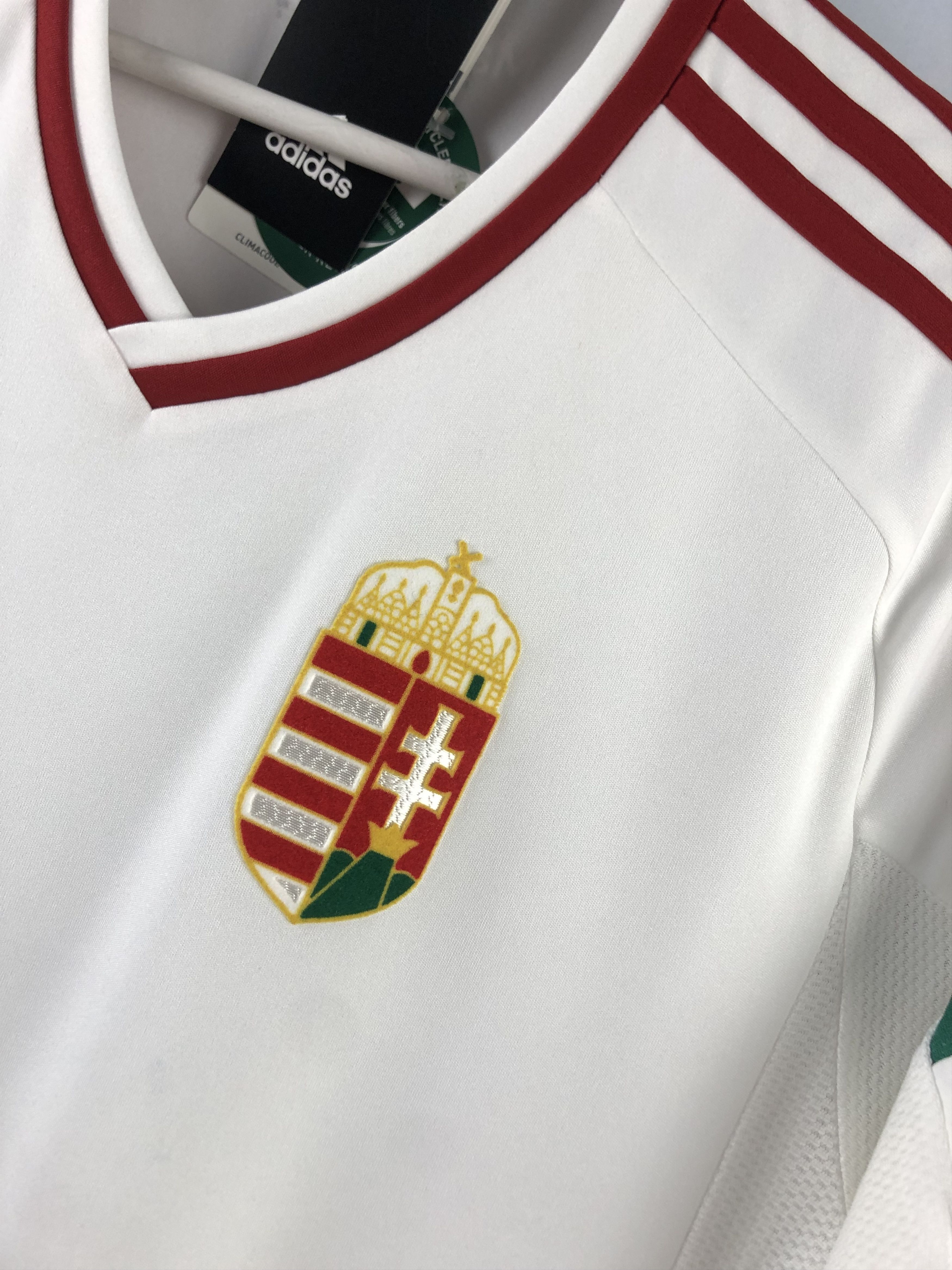 Adidas Hungary football shirt Soccer Jersey New Trikot Tee Hype Size US S / EU 44-46 / 1 - 6 Thumbnail