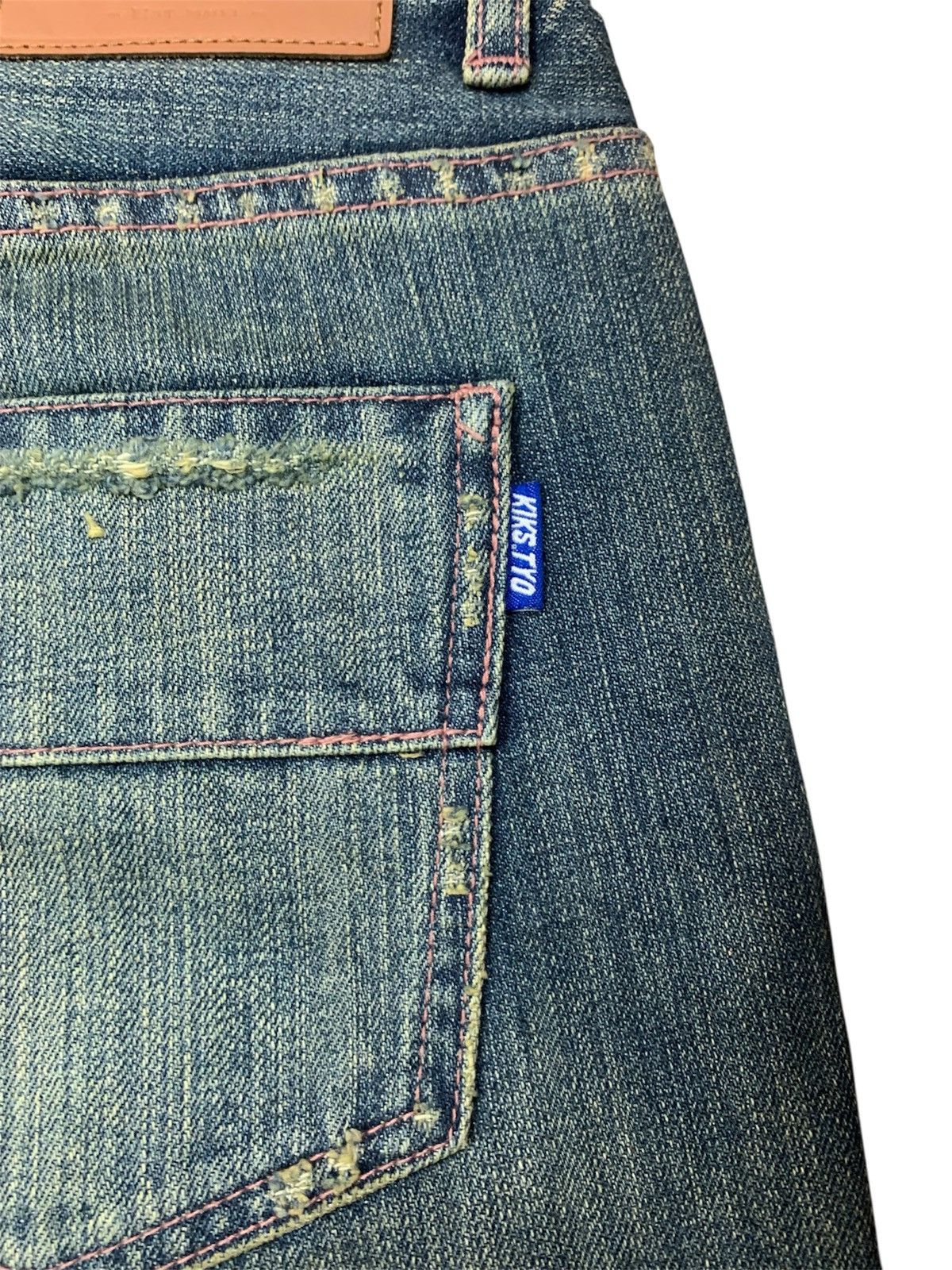 KIKS TYO KIKS TYO straight cut Distressed jeans Size US 35 - 7 Thumbnail