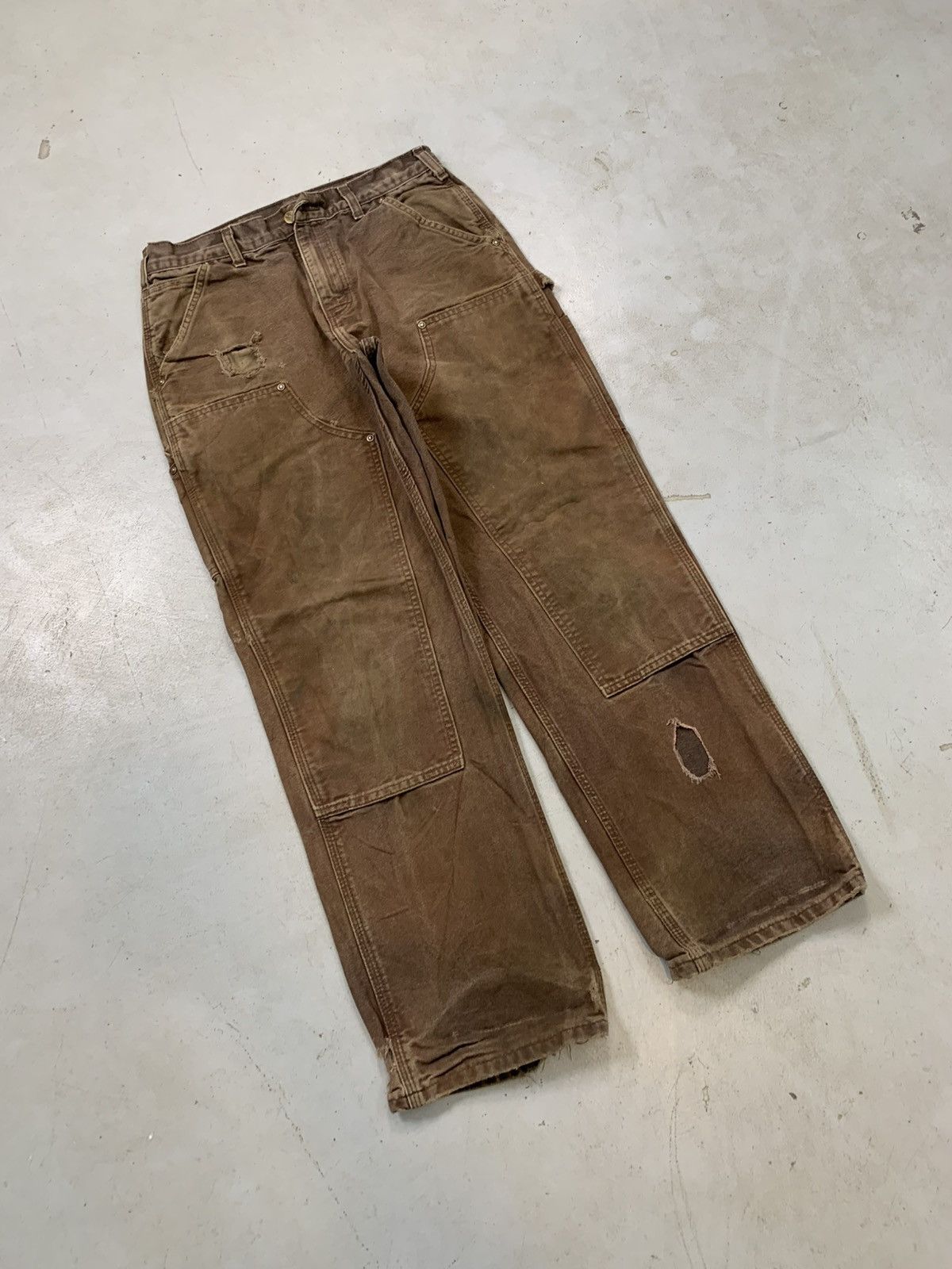 Carhartt Vintage carhartt b136 dkb double knee Size US 30 / EU 46 - 1 Thumbnail