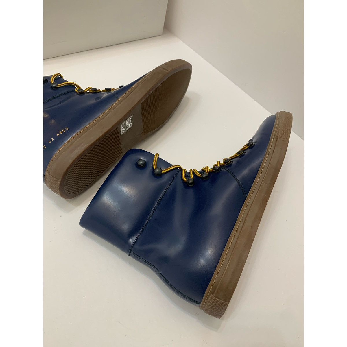 Common Projects COMMON PROJECTS NAVY TREKKING HIKING BOOTS Size US 9 / EU 42 - 5 Thumbnail