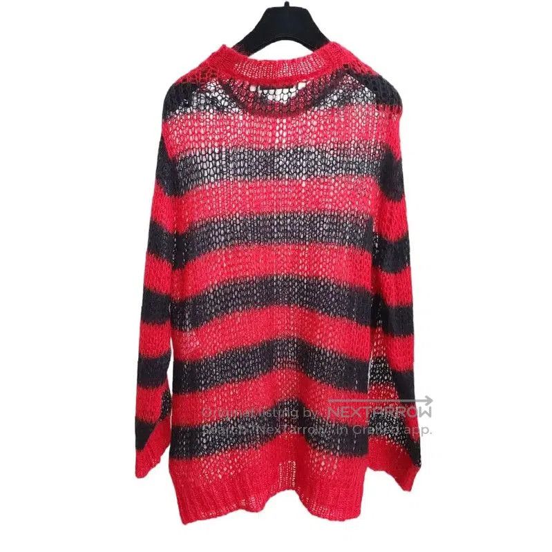 Dior Dior Black Striped Wool Long Sleeve Sweater . Size XXS / US 00 / IT 34 - 2 Thumbnail