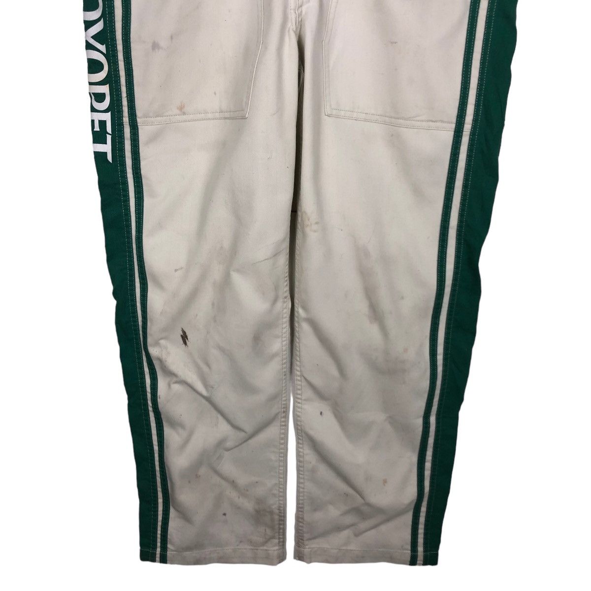 Japanese Brand 🔥90’s Vintage Coverall Work Toyota Tecno Spell Out Big Logo Size US 38 / EU 54 - 4 Thumbnail