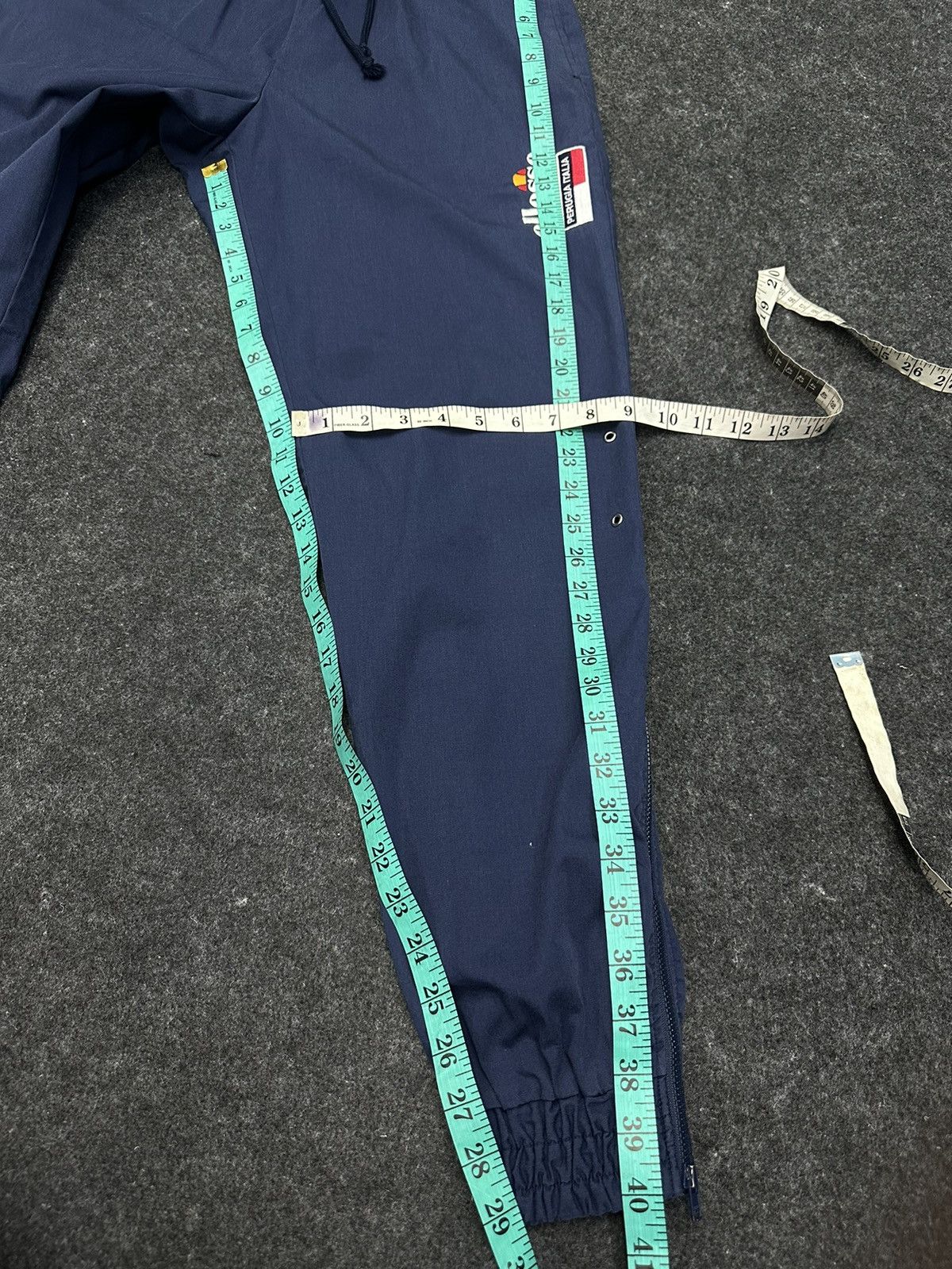 Ellesse × Vintage Vintage Ellesse Italia Nylon Track Pant Size 28-30 F53 Size US 30 / EU 46 - 10 Thumbnail