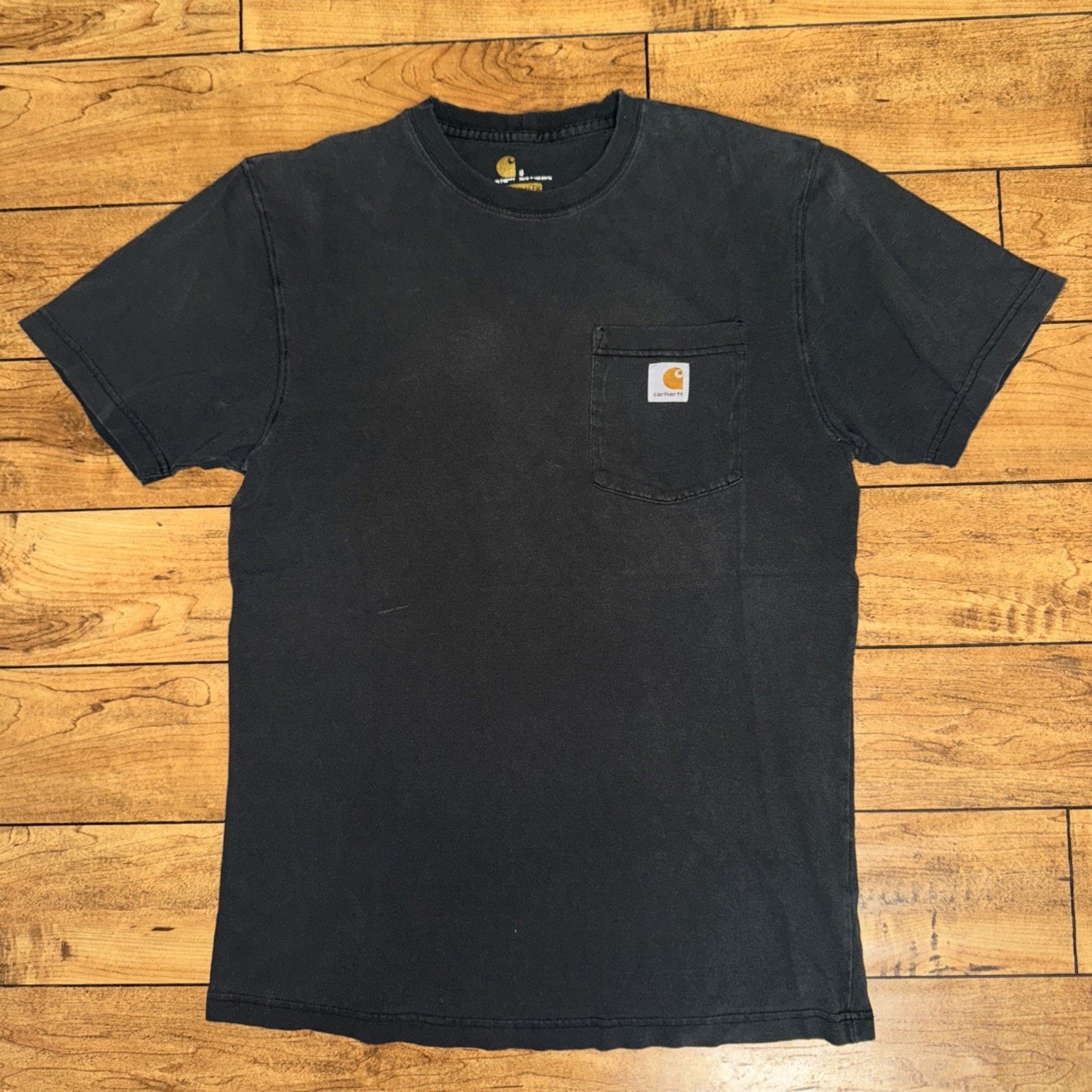 Carhartt × Vintage Carhartt Pocket T-Shirt Black Small 20x29 Distressed Size US S / EU 44-46 / 1 - 1 Thumbnail