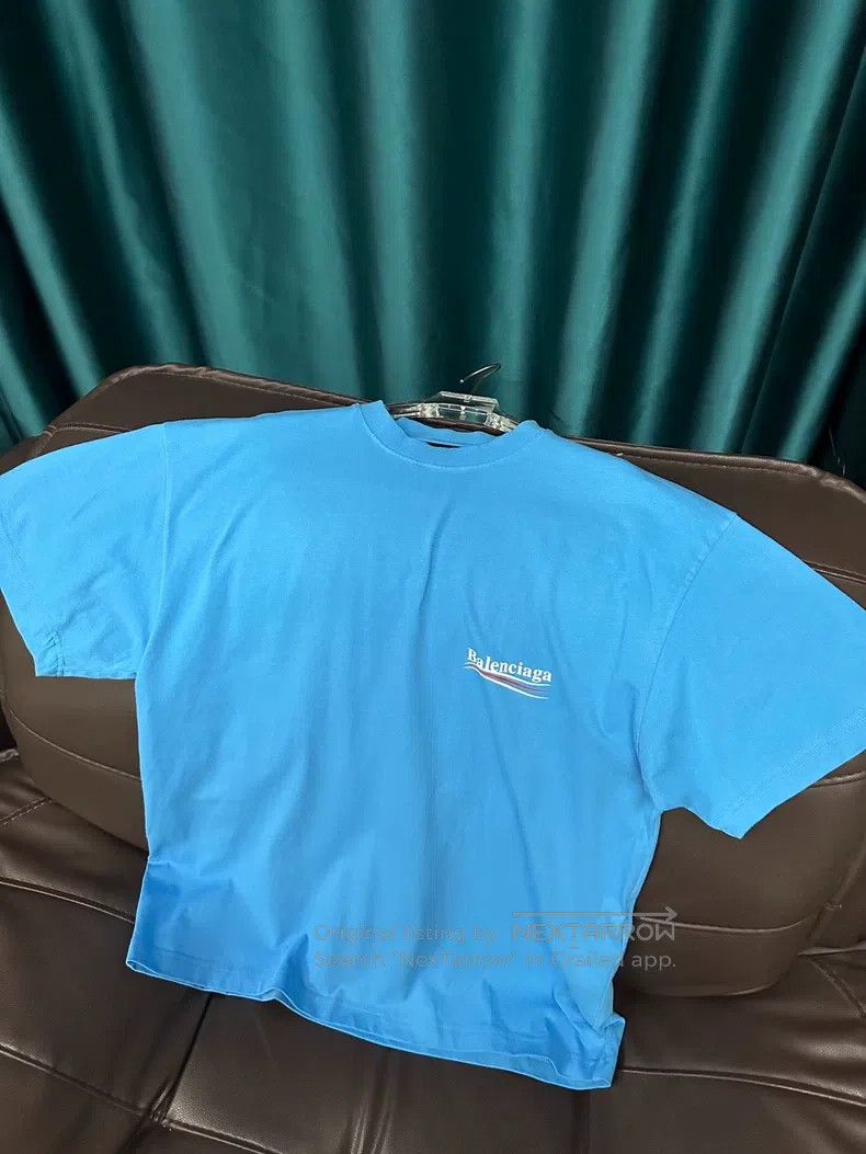 Balenciaga Balenciaga Coca-Cola Short Sleeve, Sky Blue Size US XS / EU 42 / 0 - 1 Thumbnail