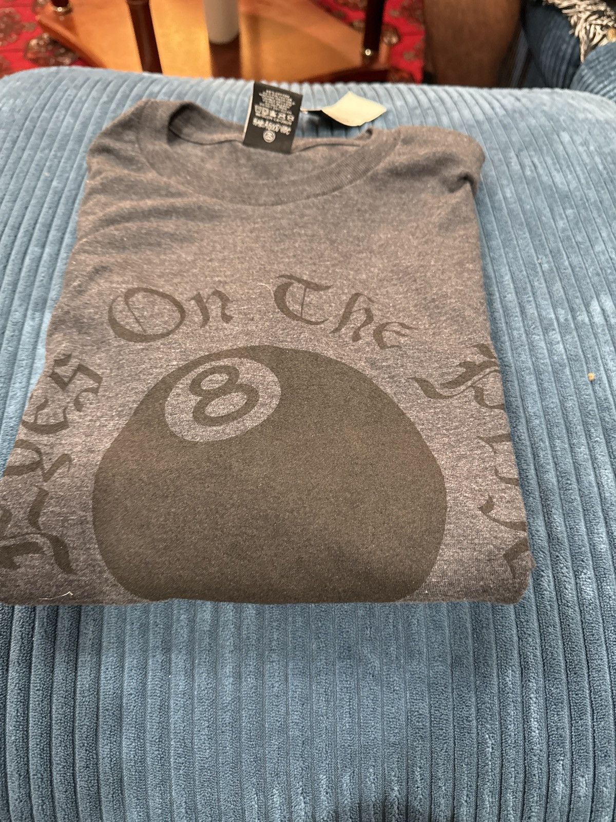 Stussy Dark grey STUSSY 🎱 Tee Size US L / EU 52-54 / 3 - 3 Thumbnail