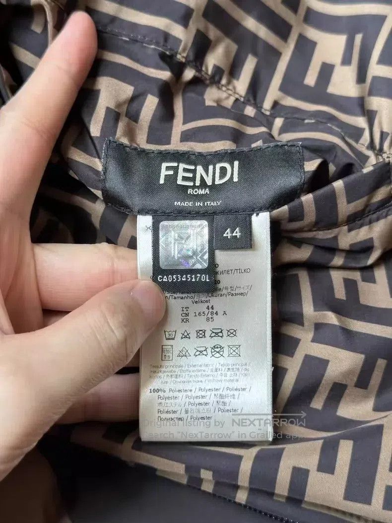 Fendi Fendi Double-Sided All-Over Printed Down Vest Size M / US 6-8 / IT 42-44 - 4 Thumbnail