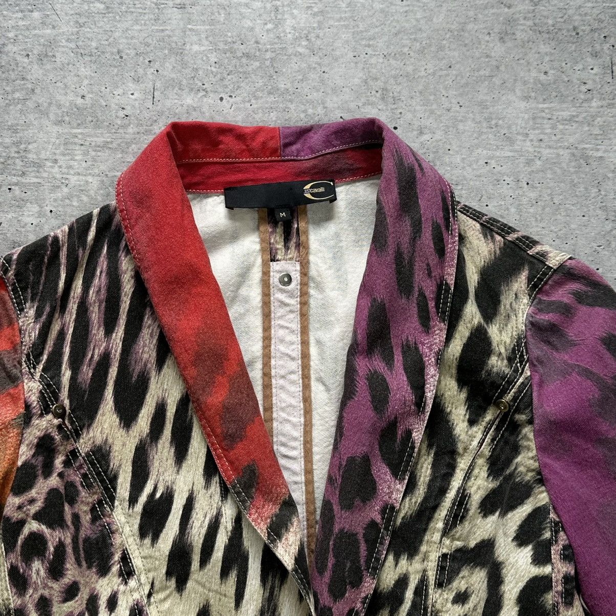 Just Cavalli Vintage Roberto Cavalli Just Cavalli Leopard Print Jacket Size M / US 6-8 / IT 42-44 - 5 Thumbnail