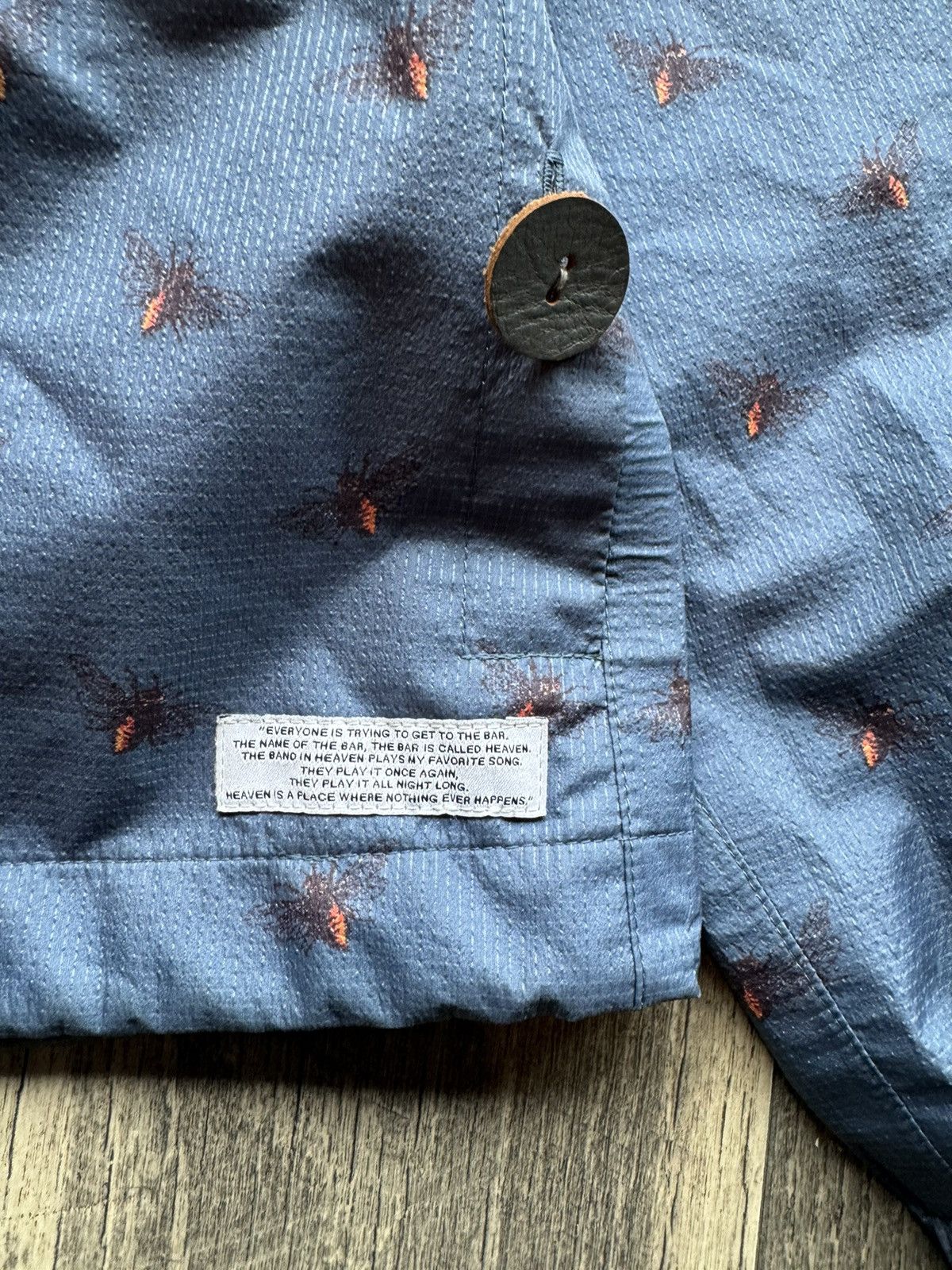 Undercover Undercover Flies Blue Nylon Windbreaker - Size 2 Size US M / EU 48-50 / 2 - 3 Thumbnail