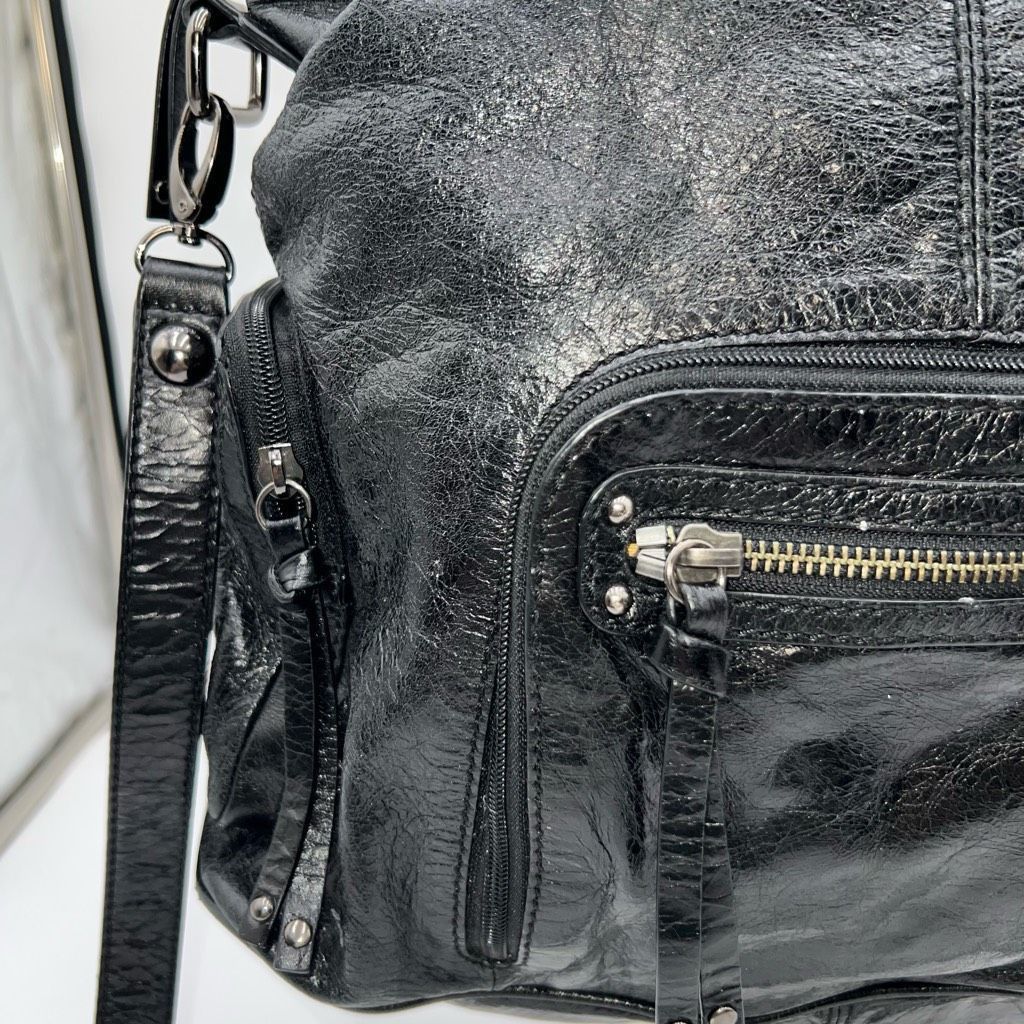 Other The Sak Black Leather and Silver Hardware Convertible Crossb Size ONE SIZE - 3 Thumbnail