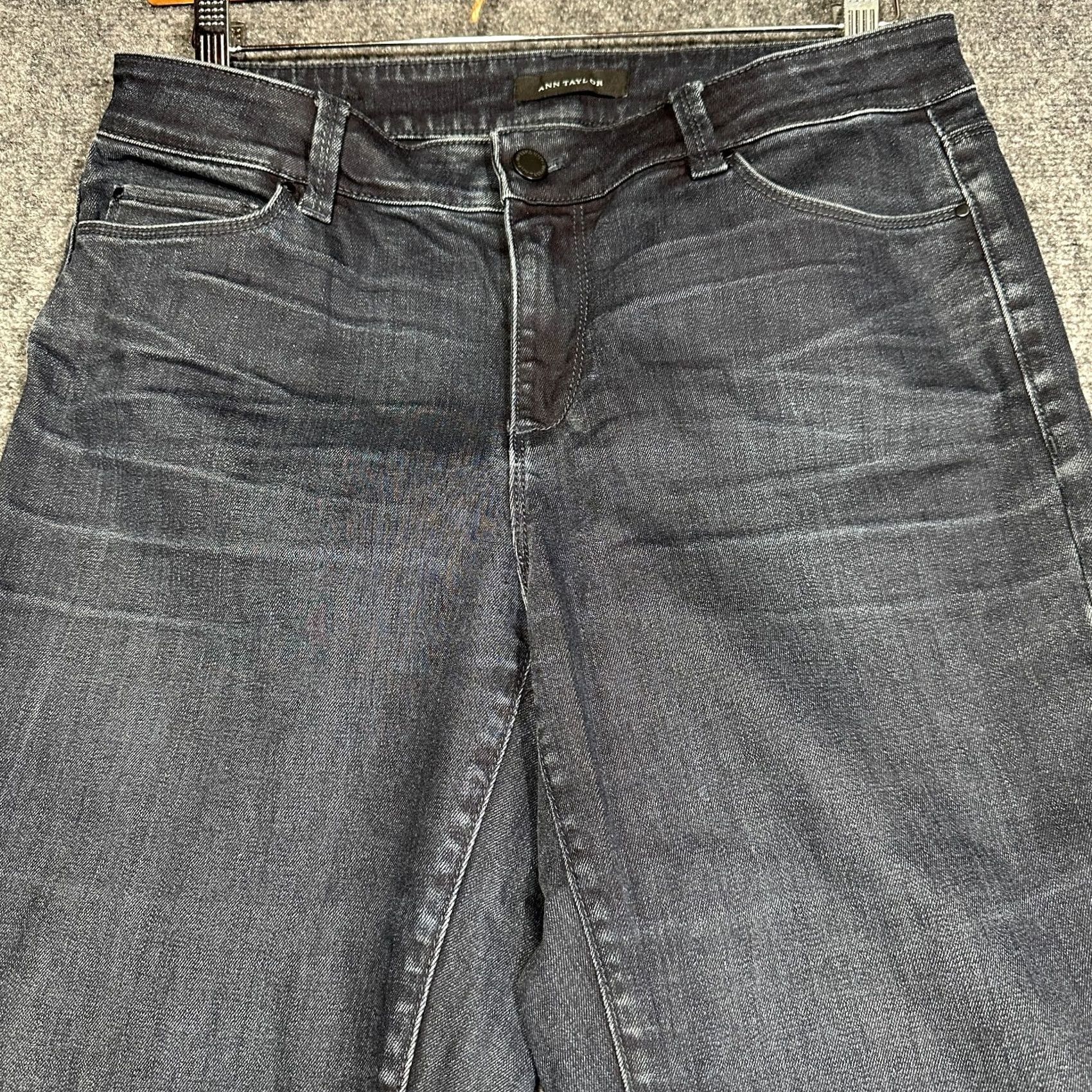Ann Taylor Ann Taylor Jeans Womens 10 The Skinny Curvy Fit Dark Wash Cotton Stretch Pockets Size 30" / US 8 / IT 44 - 3 Thumbnail