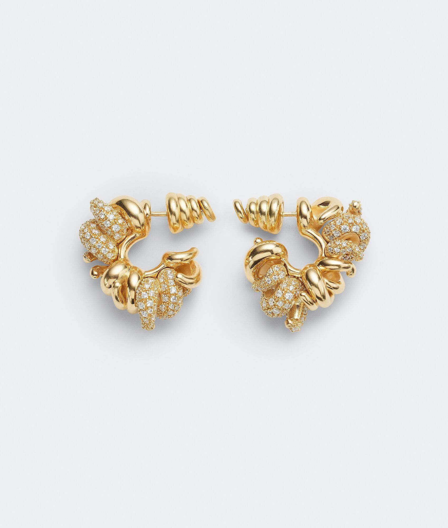 Bottega Veneta o1n1vont0425 Size: OS / Horns Earrings in Gold Size ONE SIZE - 1 Thumbnail