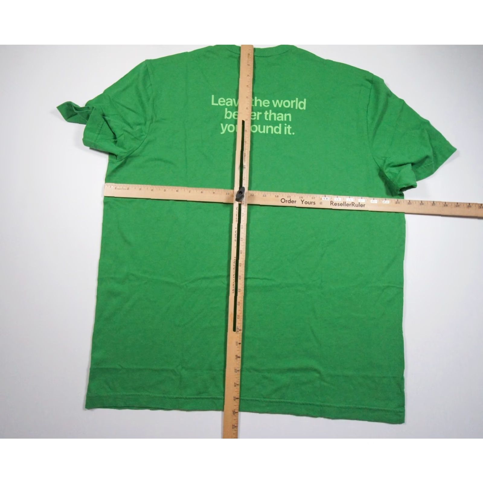 Apple Apple Shirt Mens XLarge Green Computer Technology Graphic Tee Recycled Cotton Size US XL / EU 56 / 4 - 6 Thumbnail