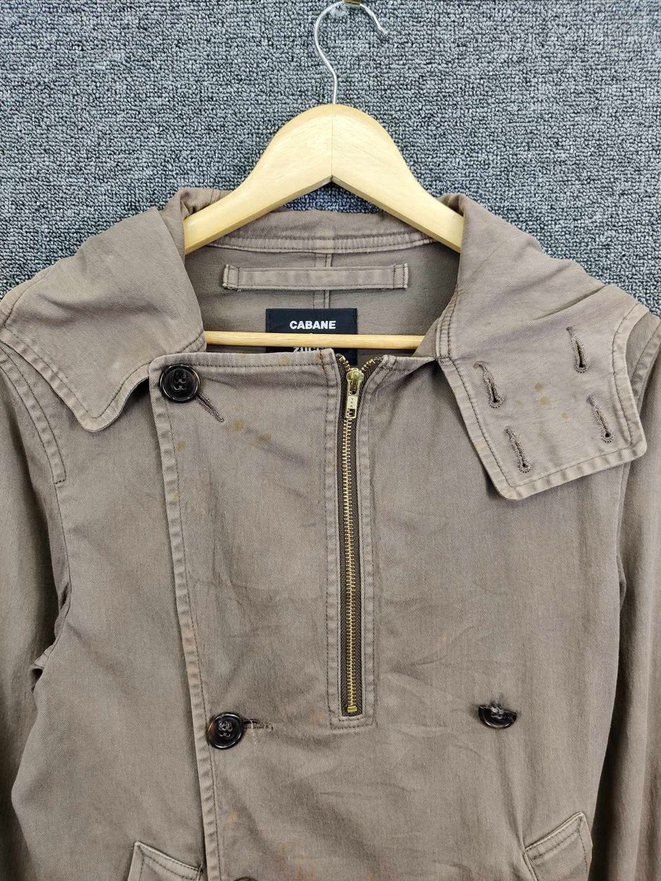 CABANE de ZUCCa 🥷 Cabane De Zucca Issey Miyake Asymmetric Closure Jacket Size US M / EU 48-50 / 2 - 7 Thumbnail