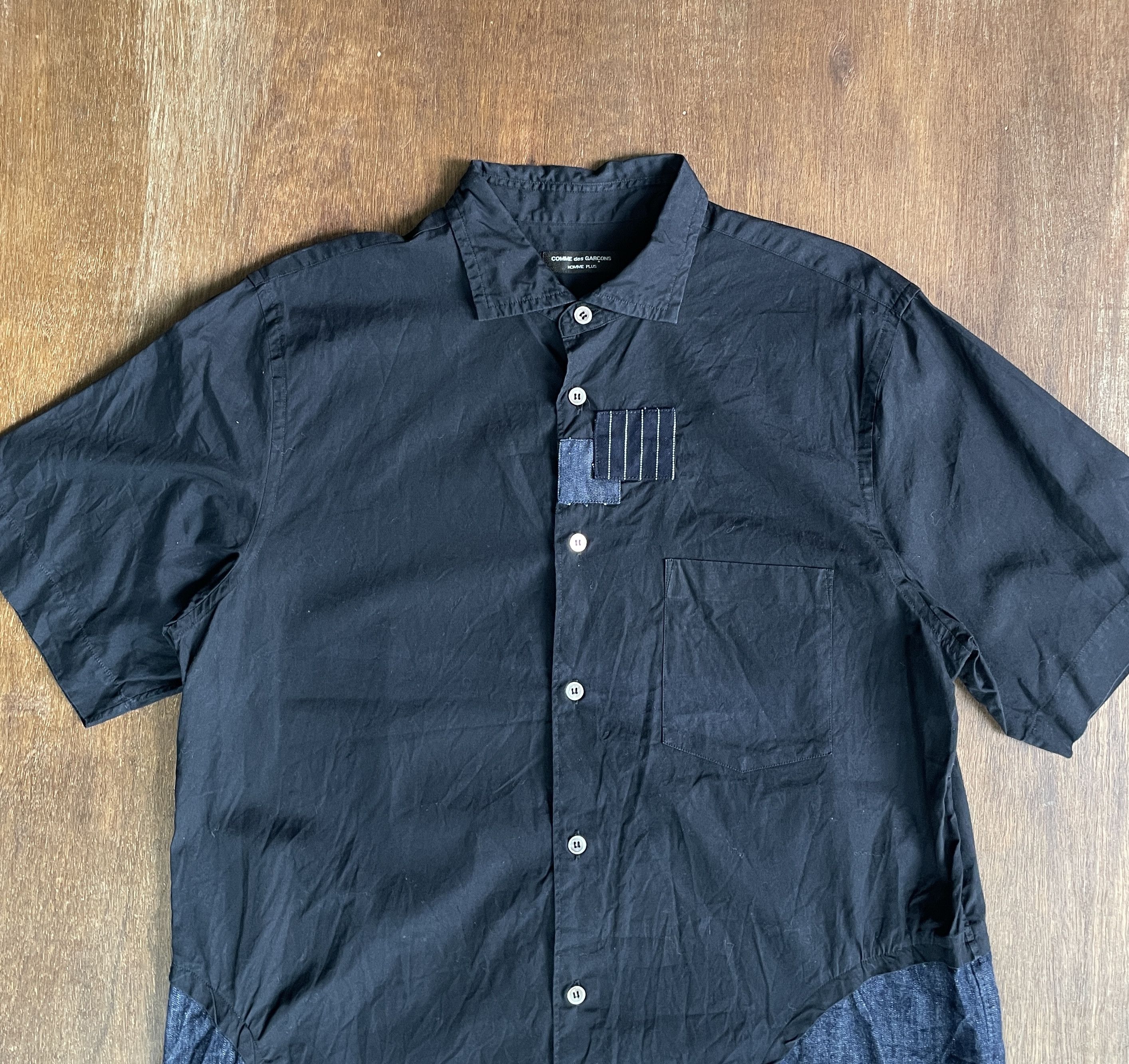 Comme des Garcons Homme Plus COMME des GARCONS HOMME PLUS Boro Shirt 2001 Size US M / EU 48-50 / 2 - 2 Thumbnail