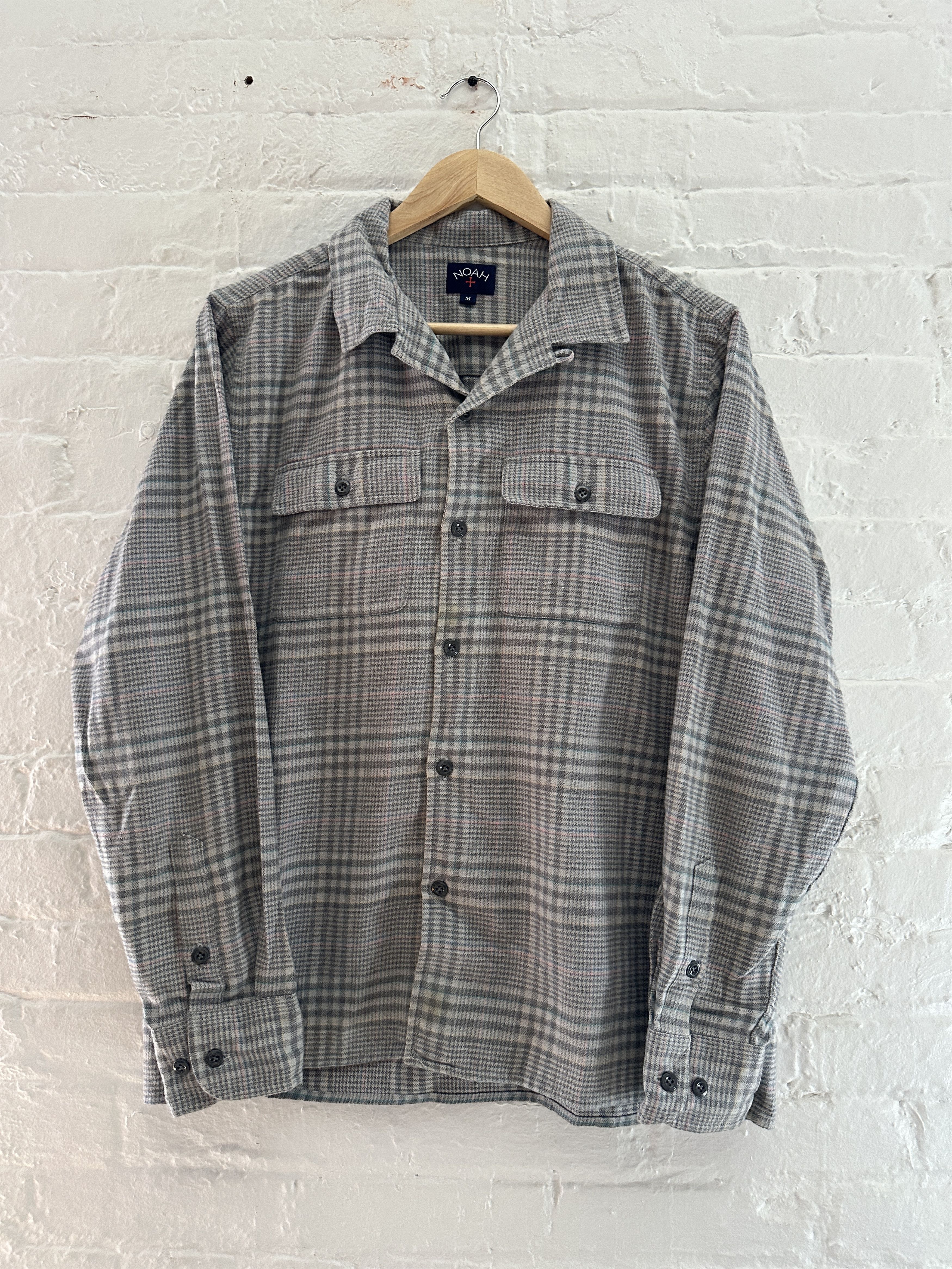 Noah Noah Brushed Camp Collar Shirt Size US M / EU 48-50 / 2 - 1 Thumbnail