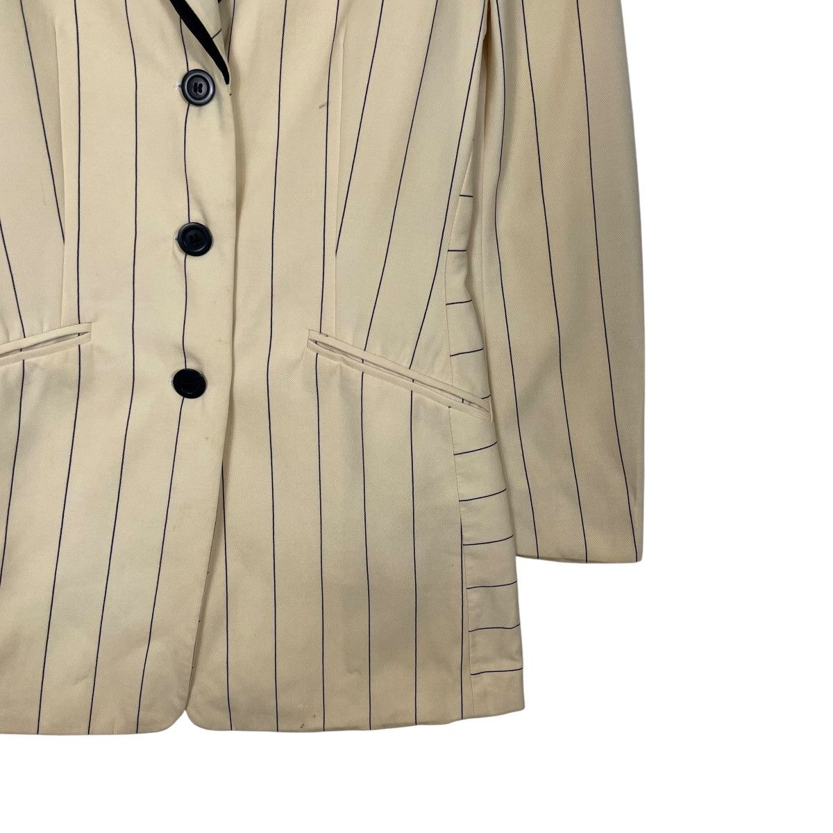 Escada Escada By Margaretha Ley Stripe Wool Jacket Size M / US 6-8 / IT 42-44 - 4 Thumbnail