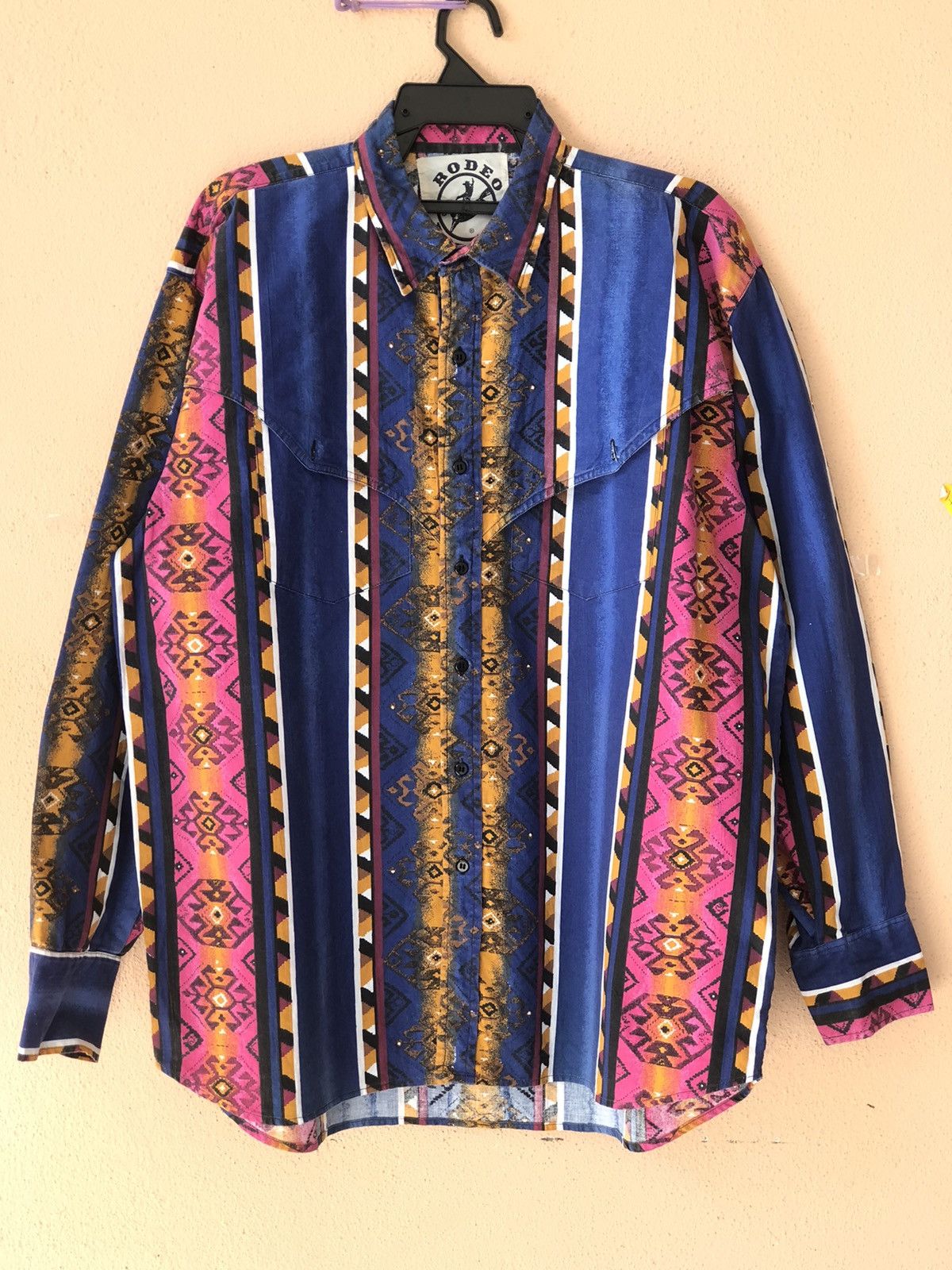 Country Road × Cowboy Equipment × Vintage Vintage RODEO ACTIVE Cowboy Western Shirt Size US XL / EU 56 / 4 - 1 Thumbnail