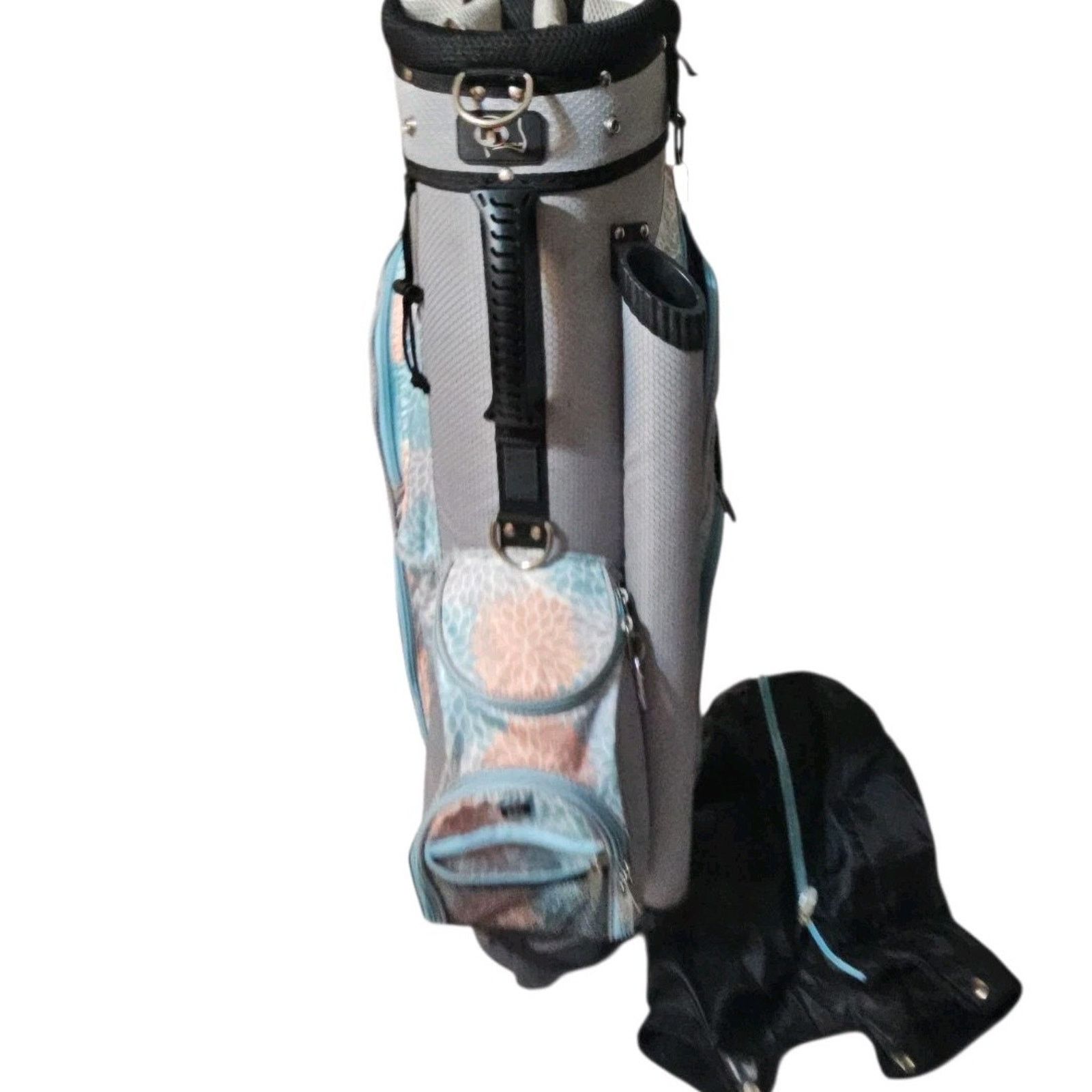 Auburn Sportswear RJ Sports Floral 15 Way Women's Golf Cart Bag Wheels Hood Size ONE SIZE - 1 Thumbnail