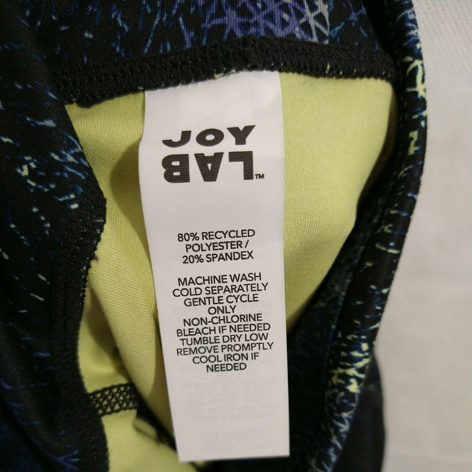 Other Joy Lab Leggings Ankle Pants Women Size S Blue Neon Yoga Size 23" - 7 Thumbnail